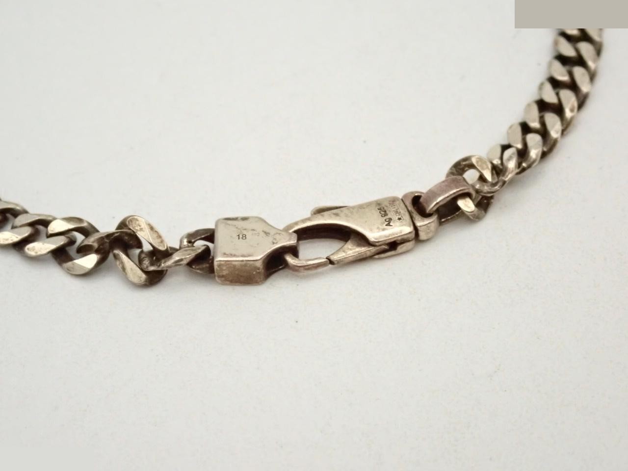Interlocking G Bracelet, 925 Sterling Silver, 8.2g — view 3