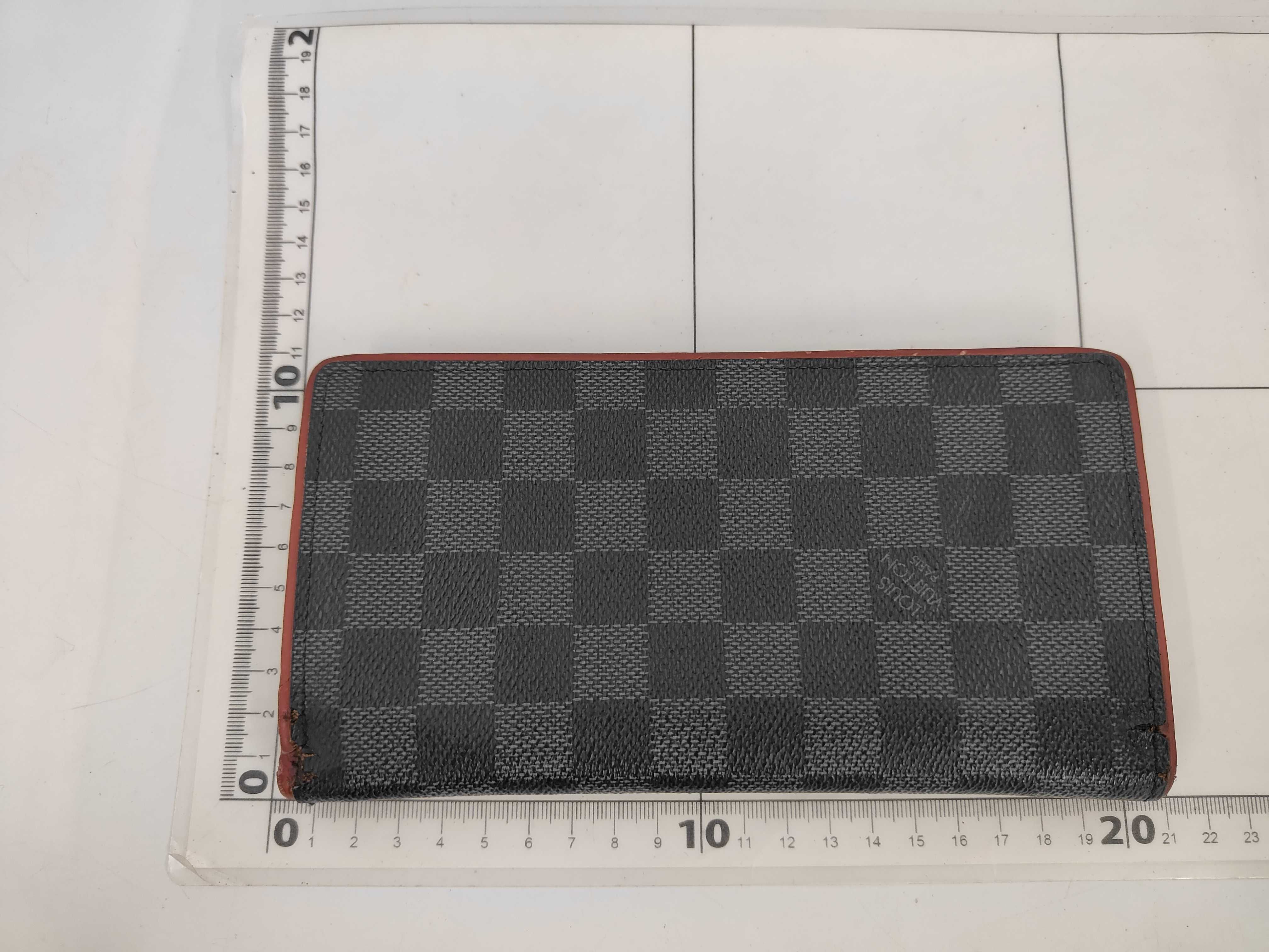 Long Wallet, Folding Wallet, Damier Graphite, Coquelicot Gray Wallet — view 2