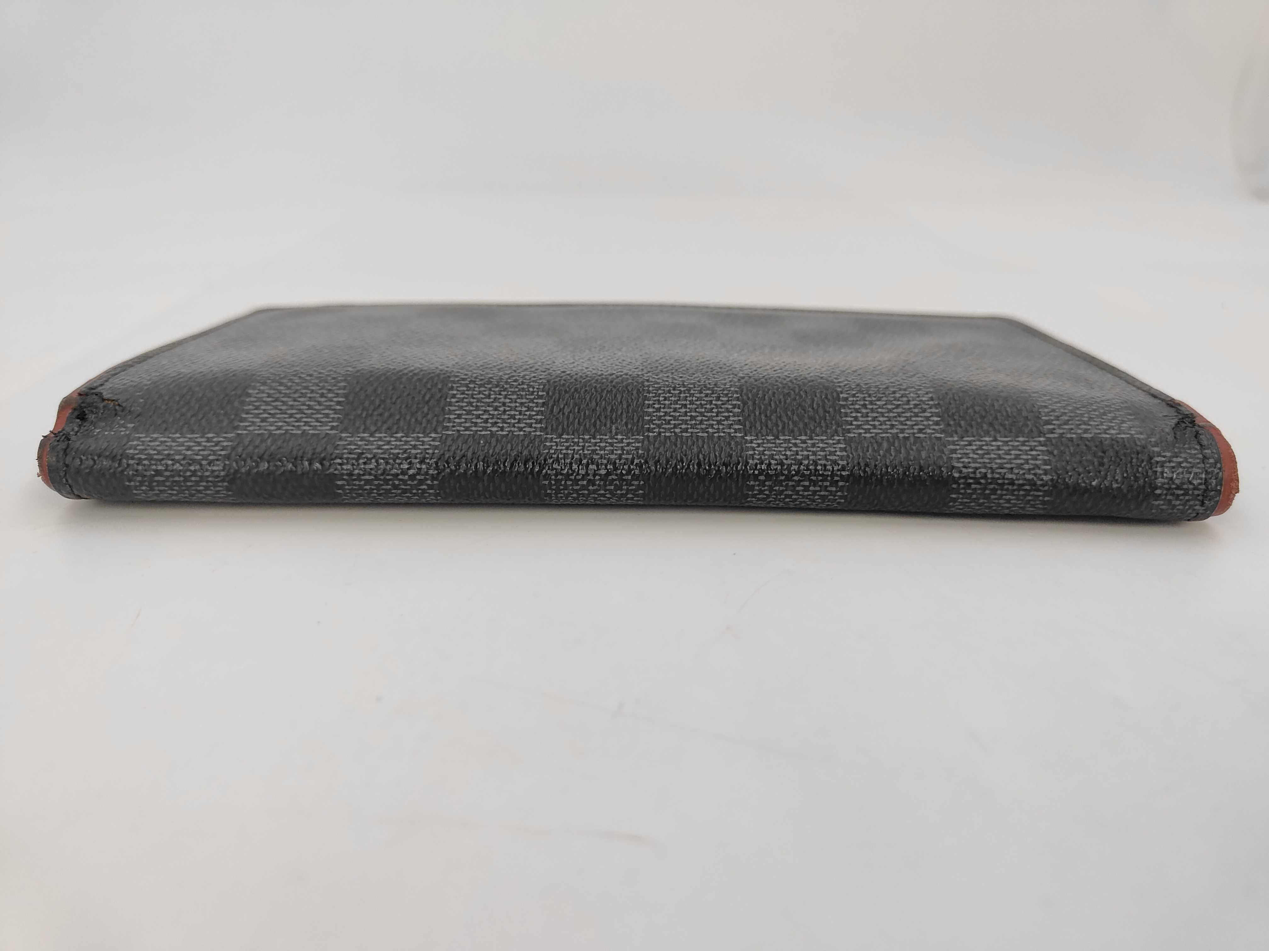 Long Wallet, Folding Wallet, Damier Graphite, Coquelicot Gray Wallet — view 3