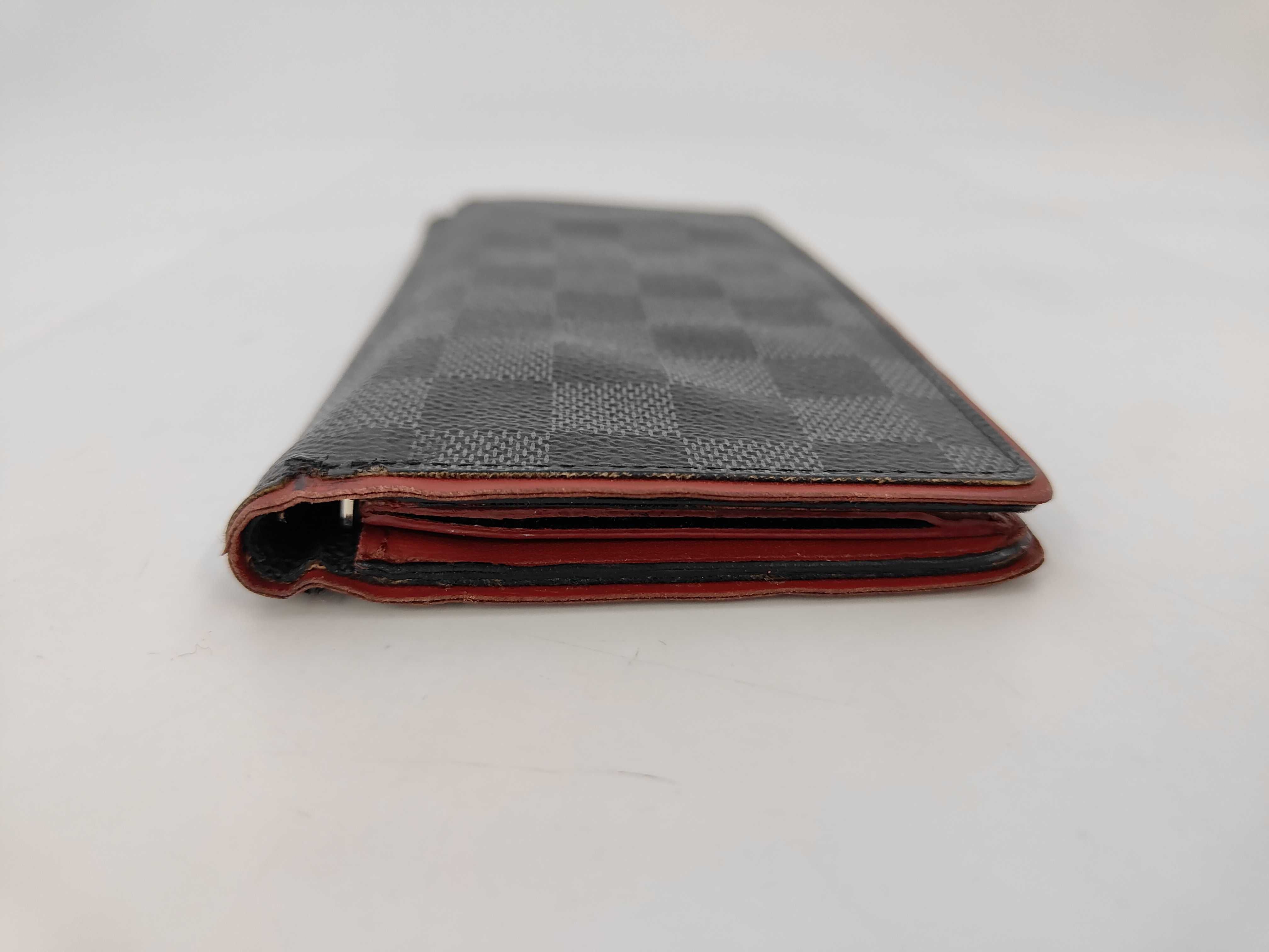 Long Wallet, Folding Wallet, Damier Graphite, Coquelicot Gray Wallet — view 4