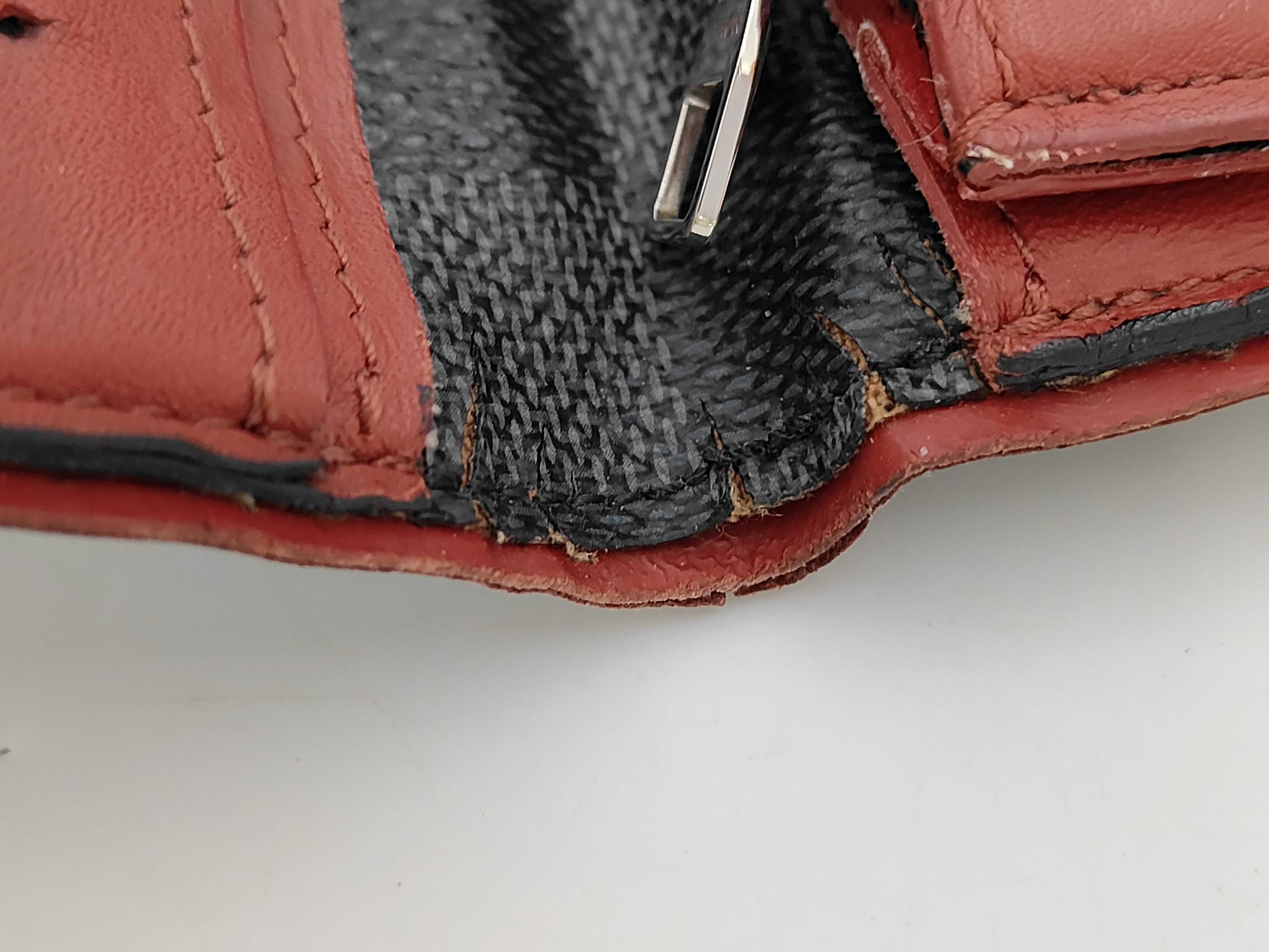Long Wallet, Folding Wallet, Damier Graphite, Coquelicot Gray Wallet — view 9
