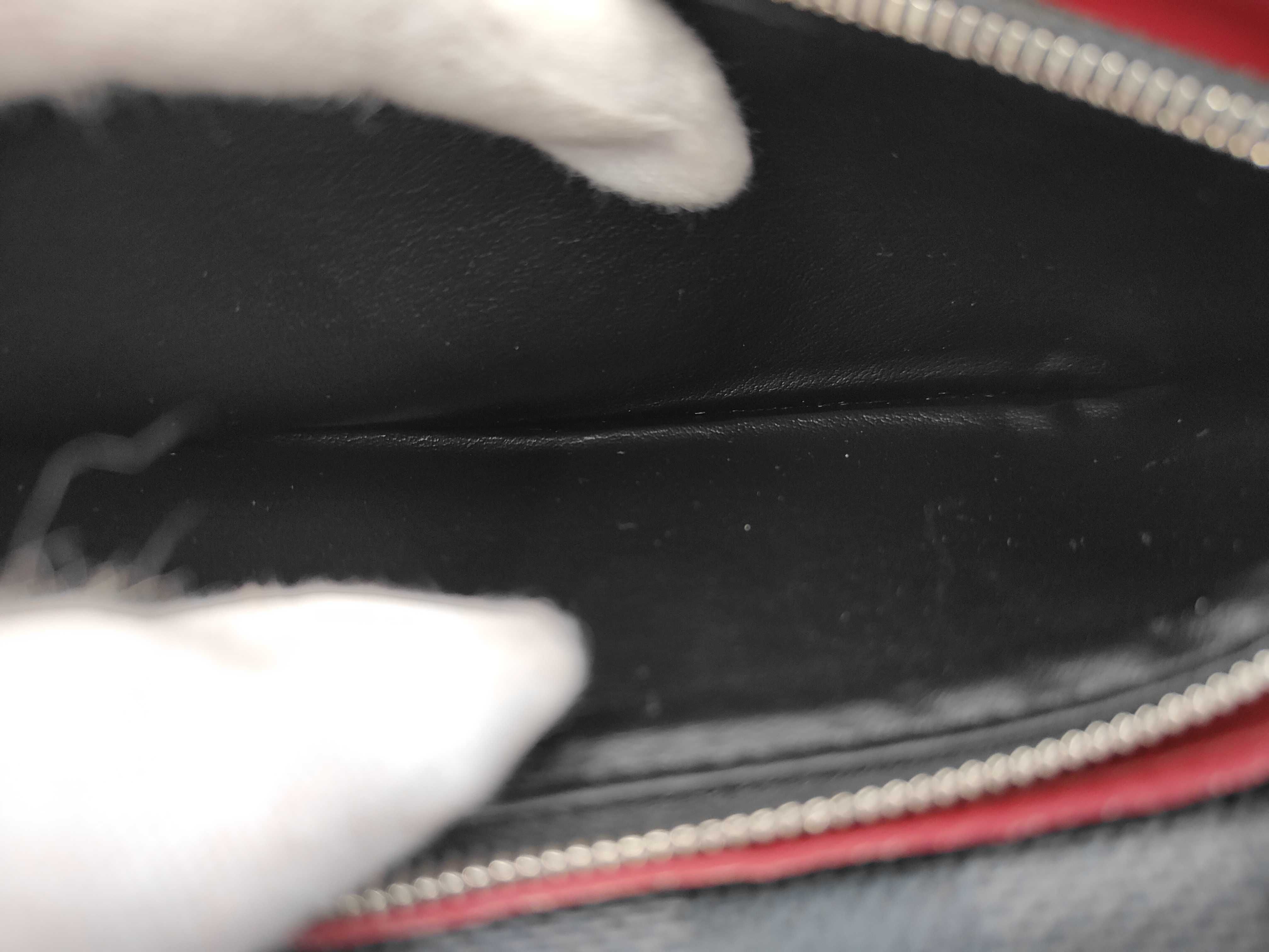 Long Wallet, Folding Wallet, Damier Graphite, Coquelicot Gray Wallet — view 10