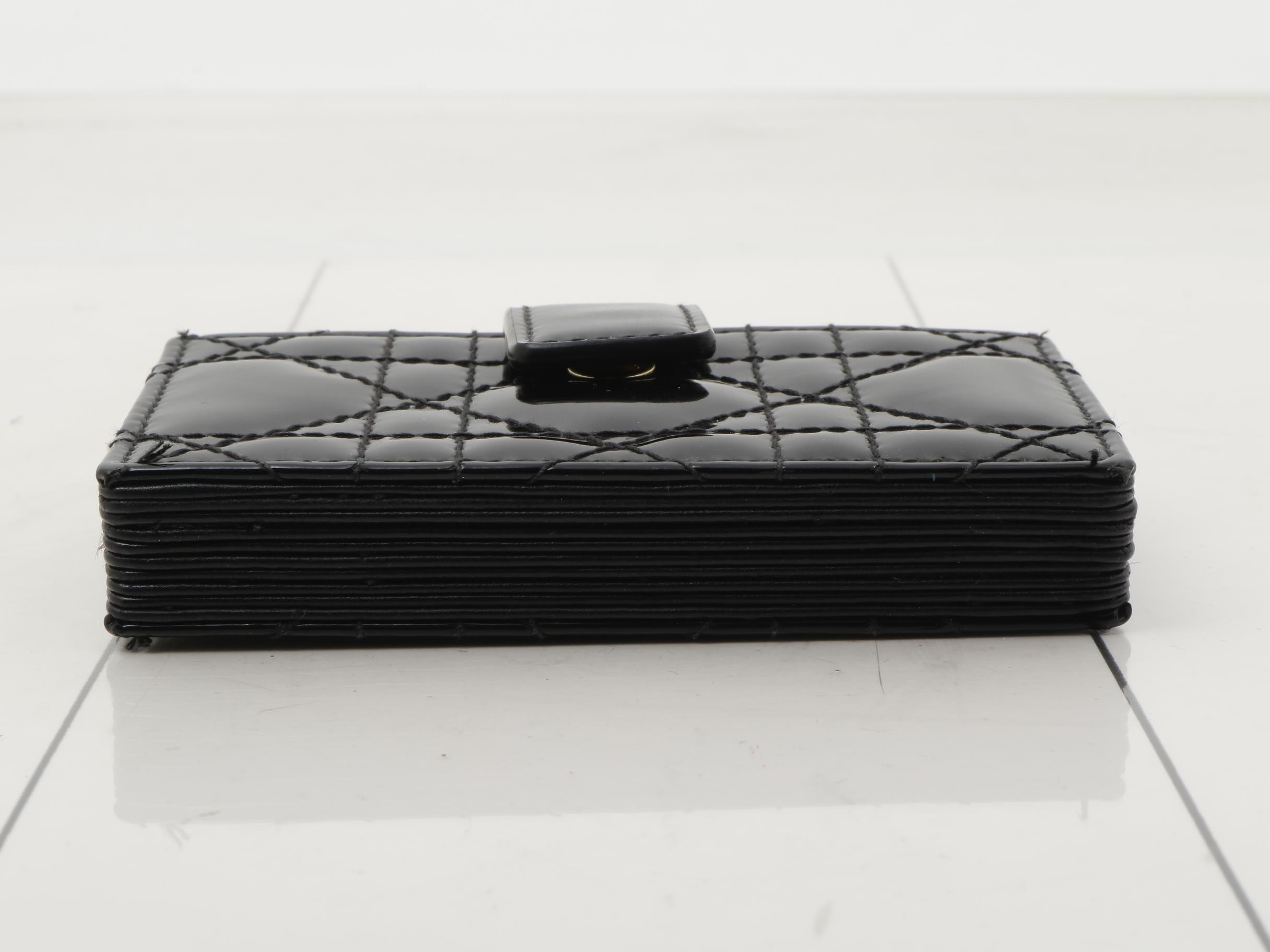 Lady Dior enamel card case — view 3