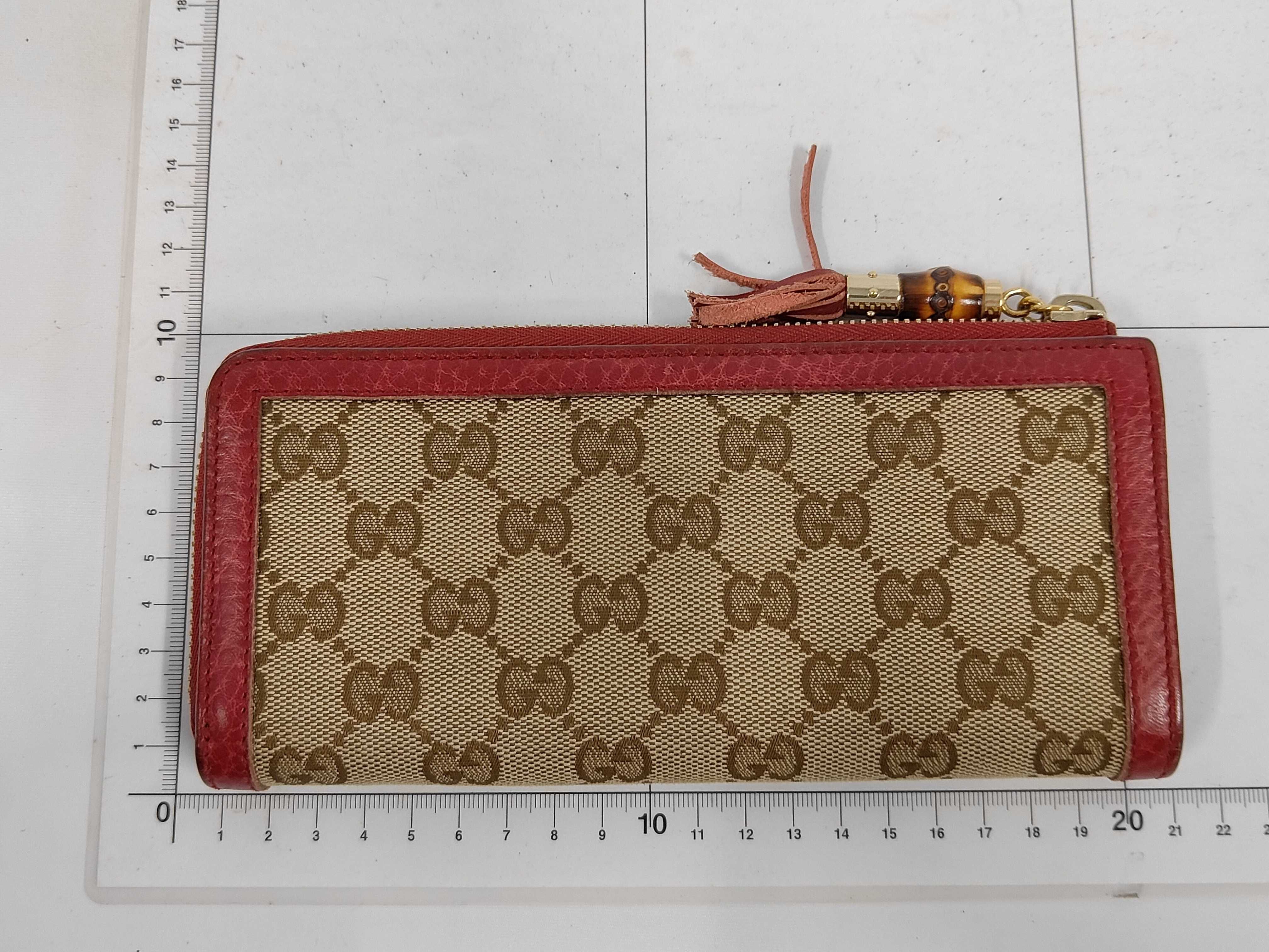 long wallet, worn wallet — view 2