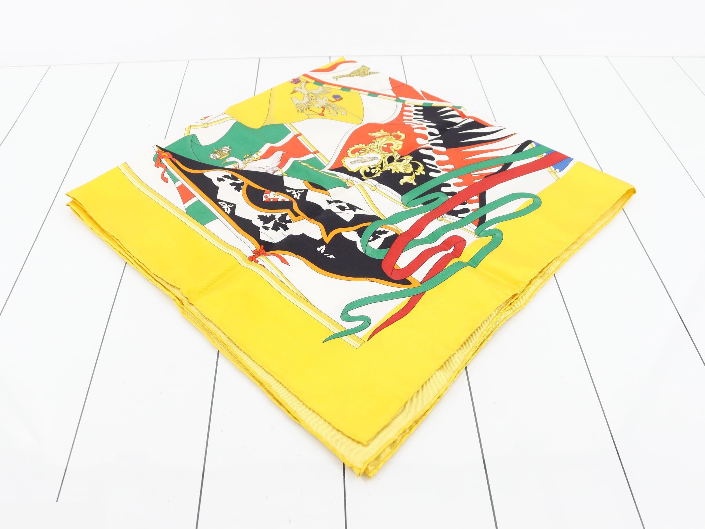 Vintage silk scarf — view 2