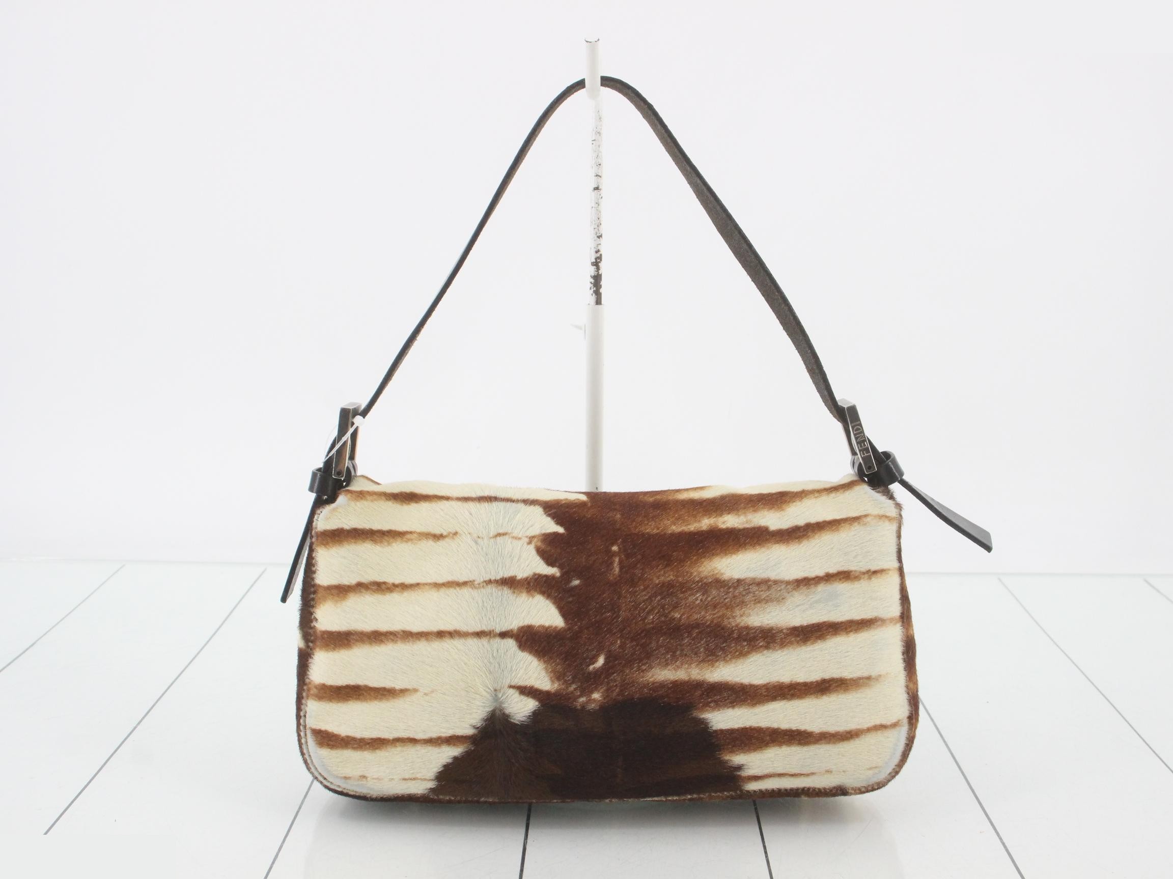 Other lines: Bags & Handbags - Mamma Bucket - Calf Hair - Animal Print - White — view 2
