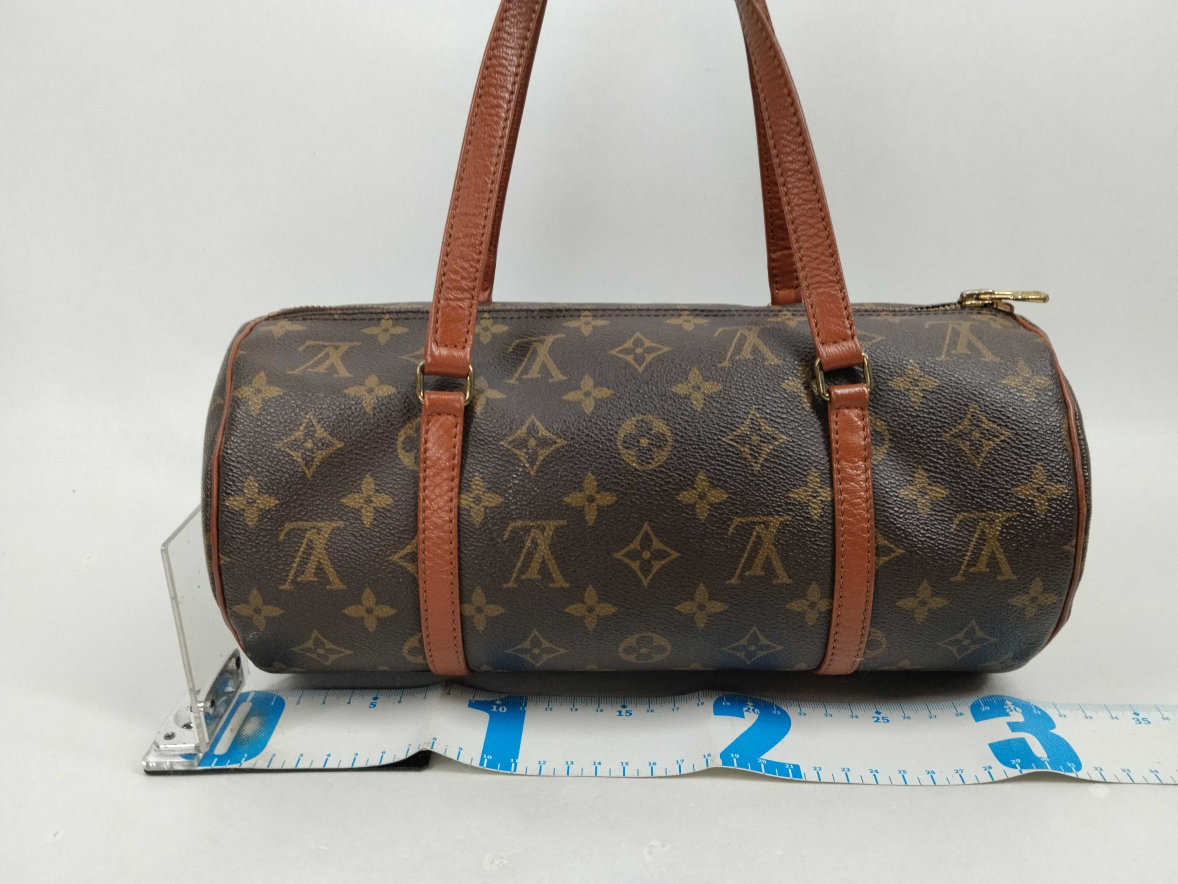 Monogram M51385 Papillon 30 Pigskin Leather Handbag — view 2