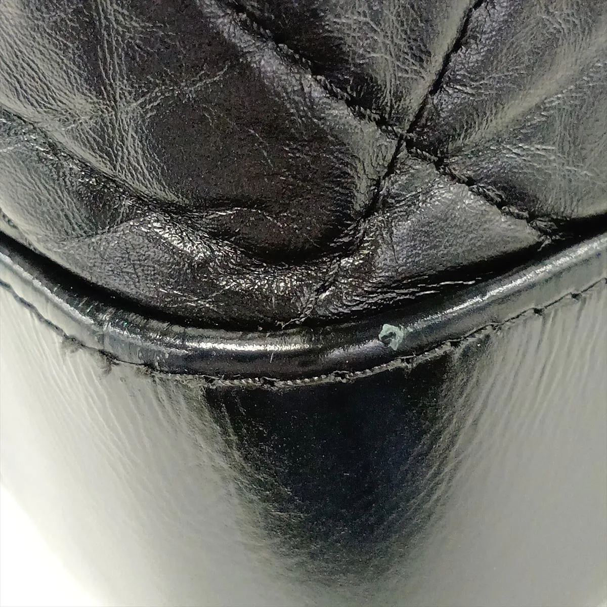 Gabrielle de Chanel Vintage Calfskin Chain Backpack, Black with Gold and Silver Hardware, Item Number 27056120 (Serial Number 27) — view 11