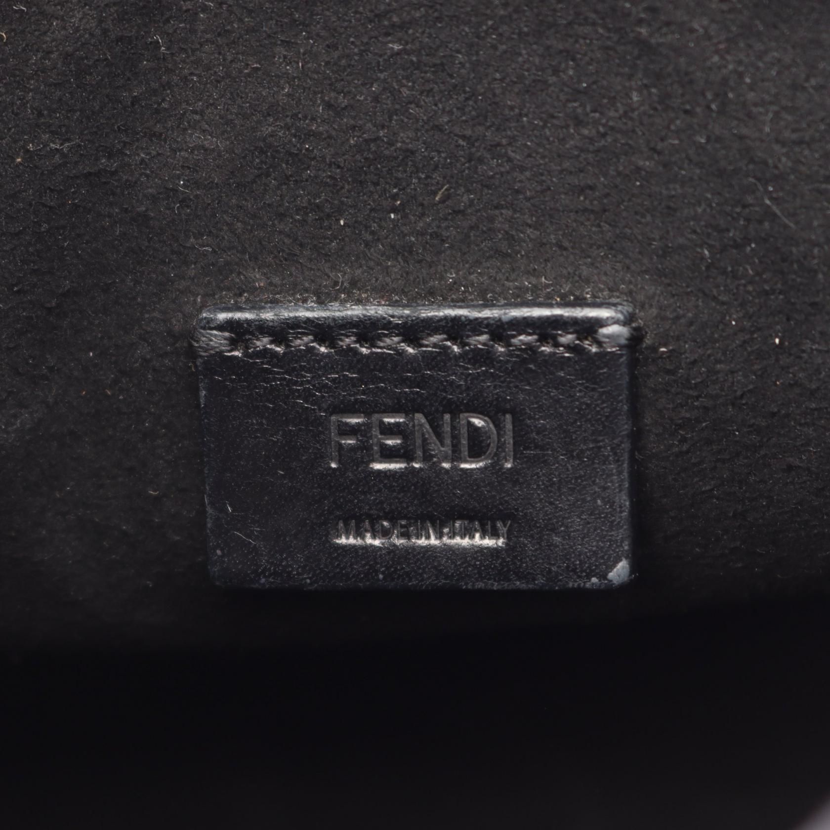 Cut-Out Debossed Logo Mini Shopper w/Strap — view 4