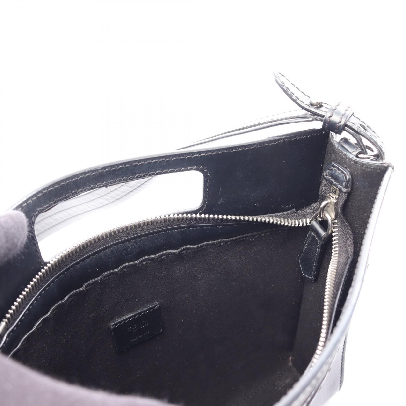 Cut-Out Debossed Logo Mini Shopper w/Strap — view 5