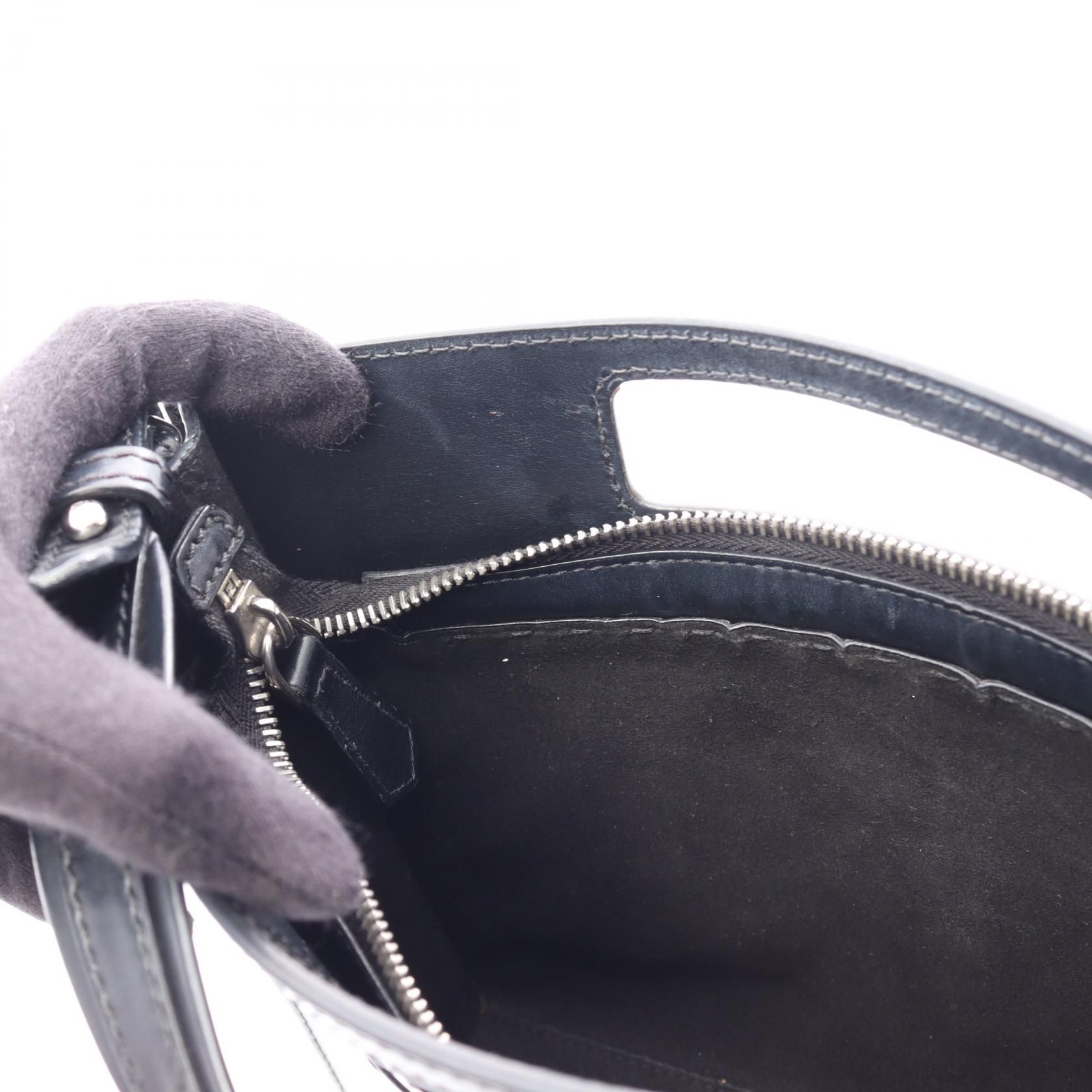 Cut-Out Debossed Logo Mini Shopper w/Strap — view 7