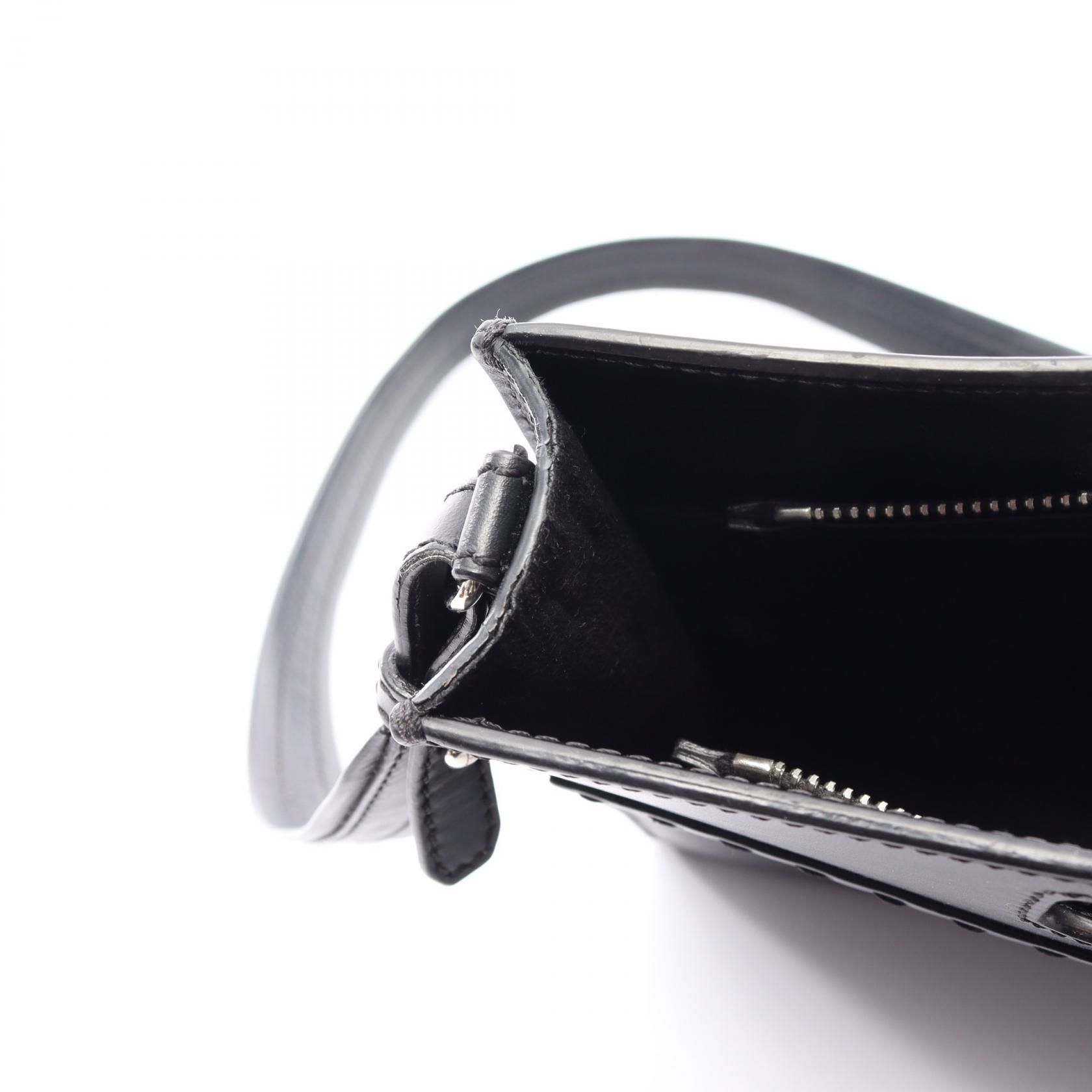 Cut-Out Debossed Logo Mini Shopper w/Strap — view 9
