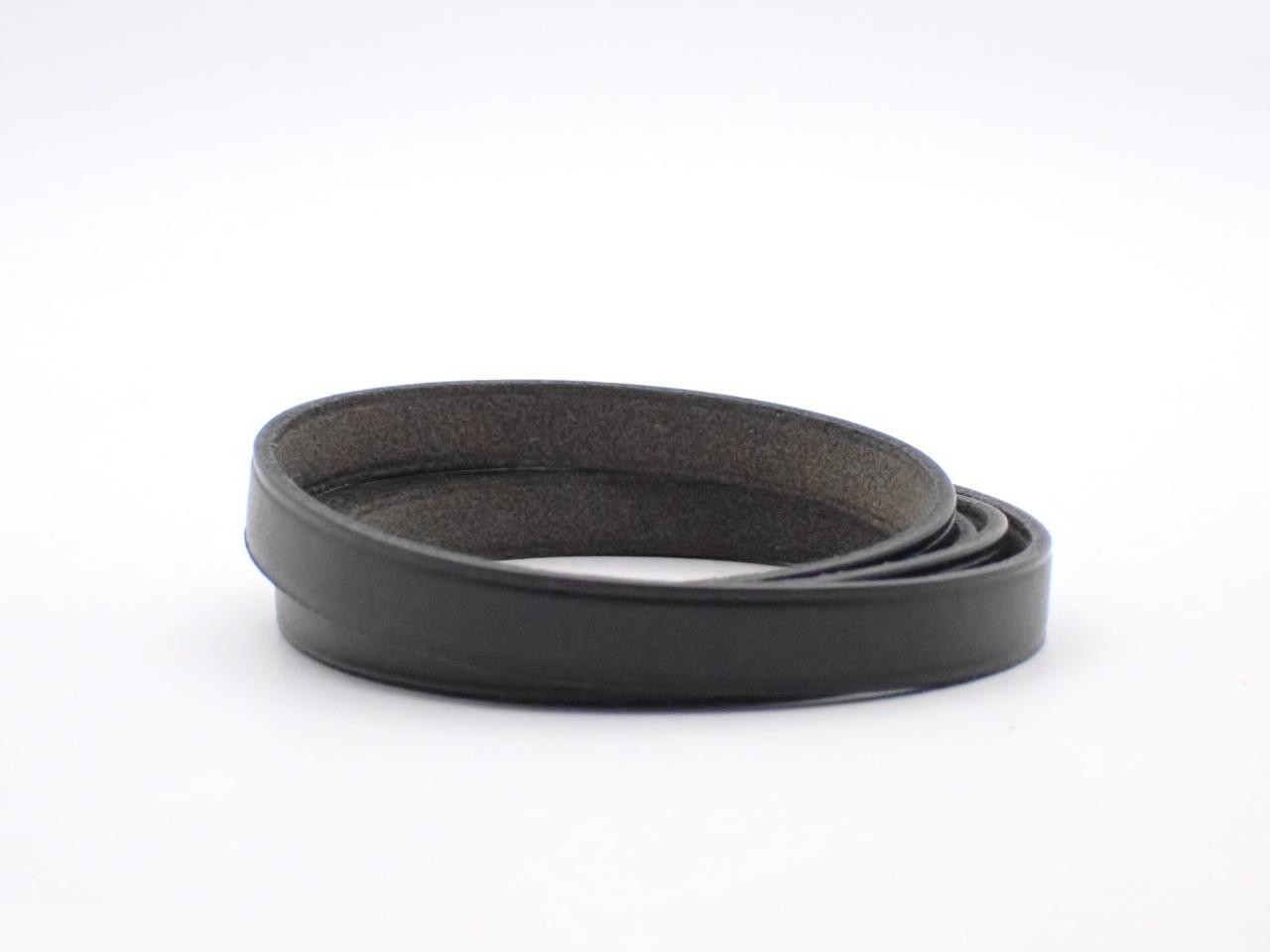 Choker Leather Bracelet "Api 3" Black, Wrist Circumference Approx. 17cm — view 2