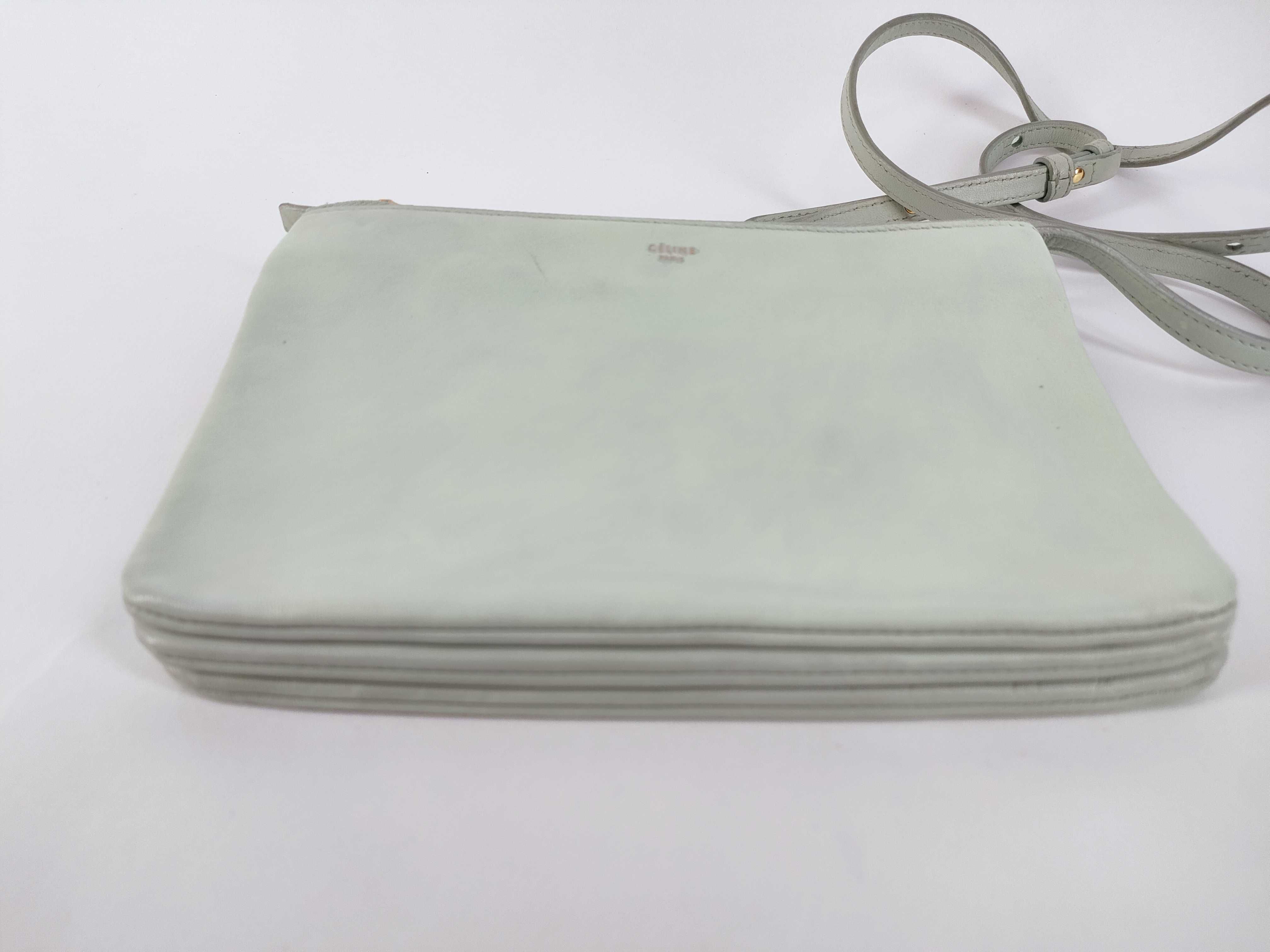 Trio Shoulder Bag, Leather, Green Shoulder Bag — view 7