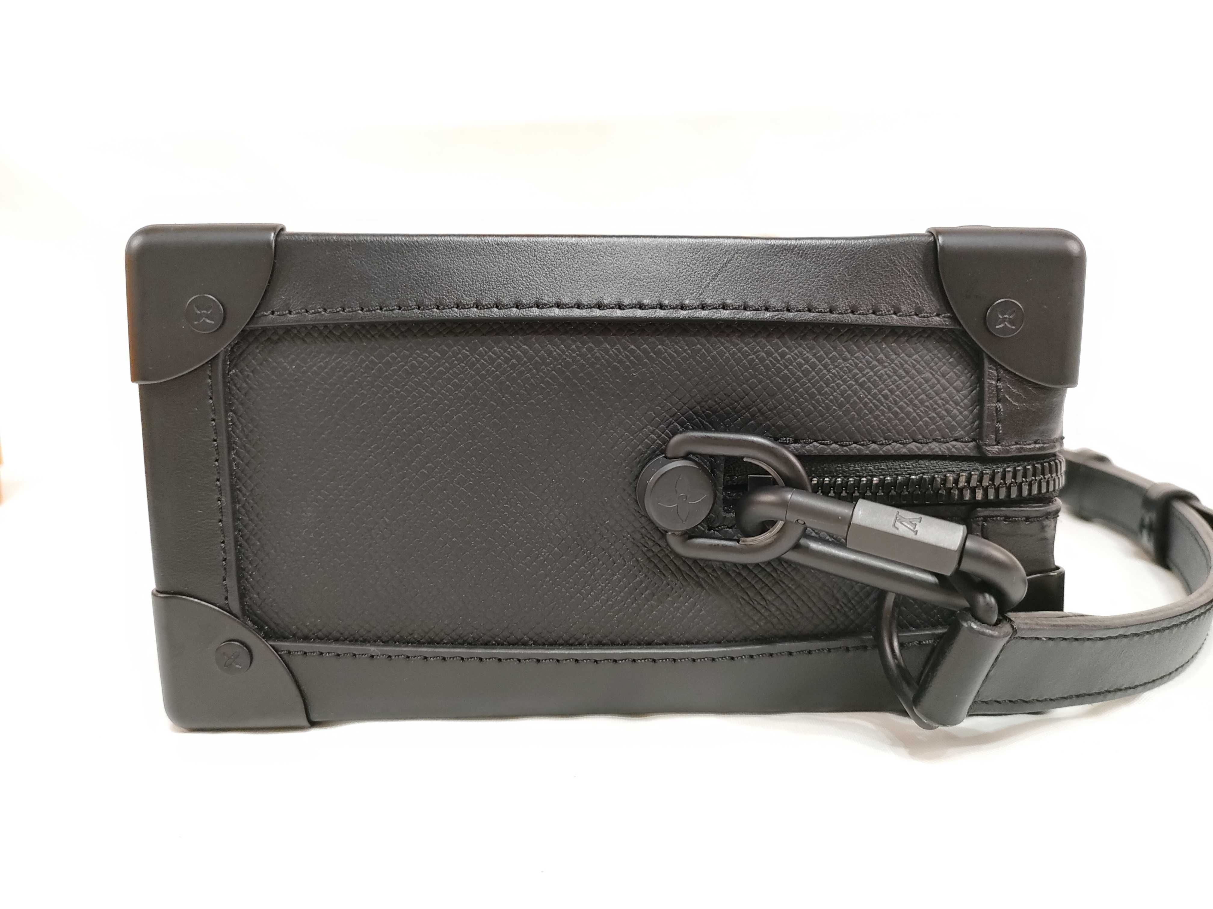 Mini Soft Trunk Rainbow Black Taiga M30351 DU2159 (Includes strap, dust bag, box, and shoulder bag) — view 7