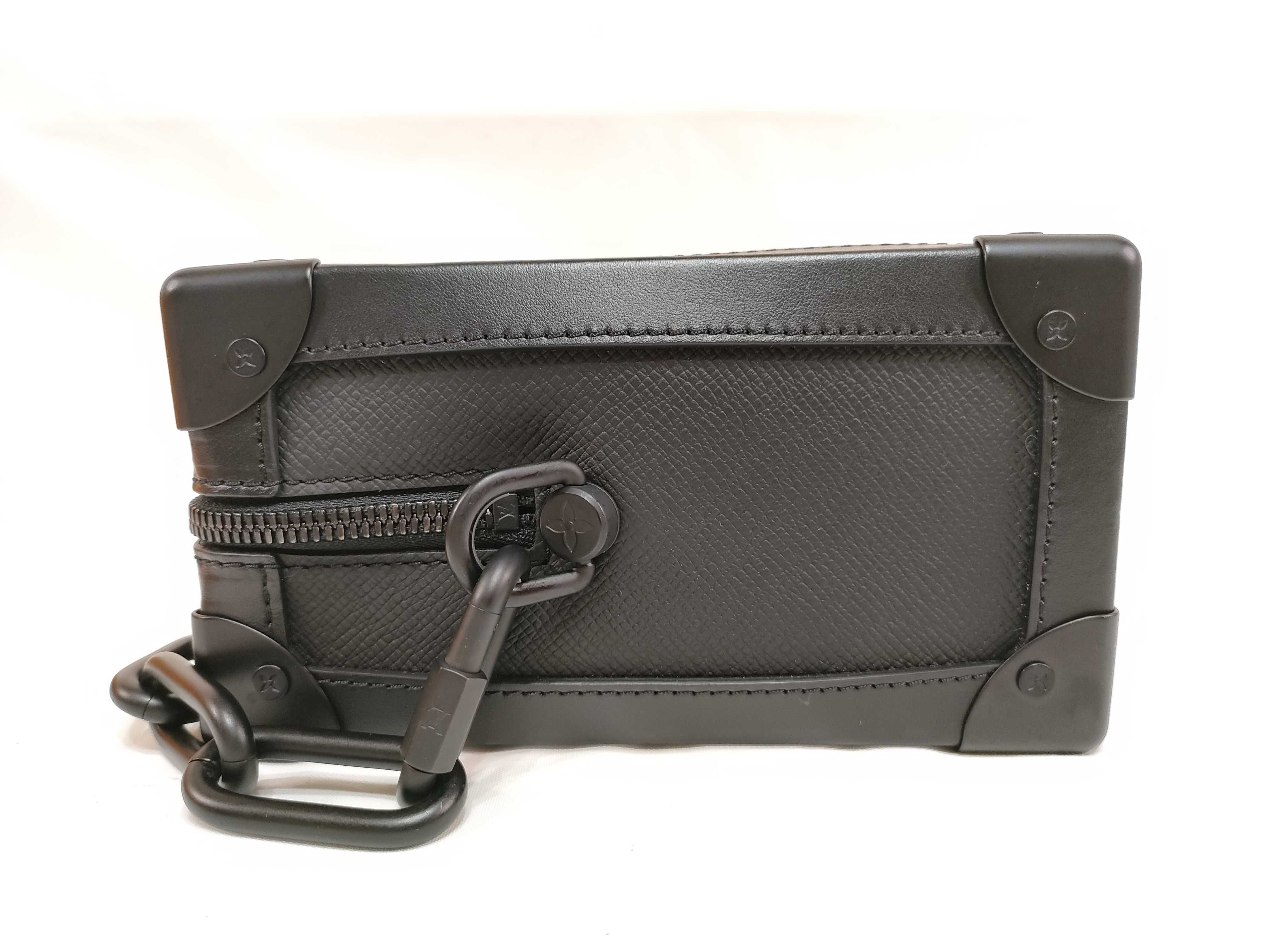 Mini Soft Trunk Rainbow Black Taiga M30351 DU2159 (Includes strap, dust bag, box, and shoulder bag) — view 9