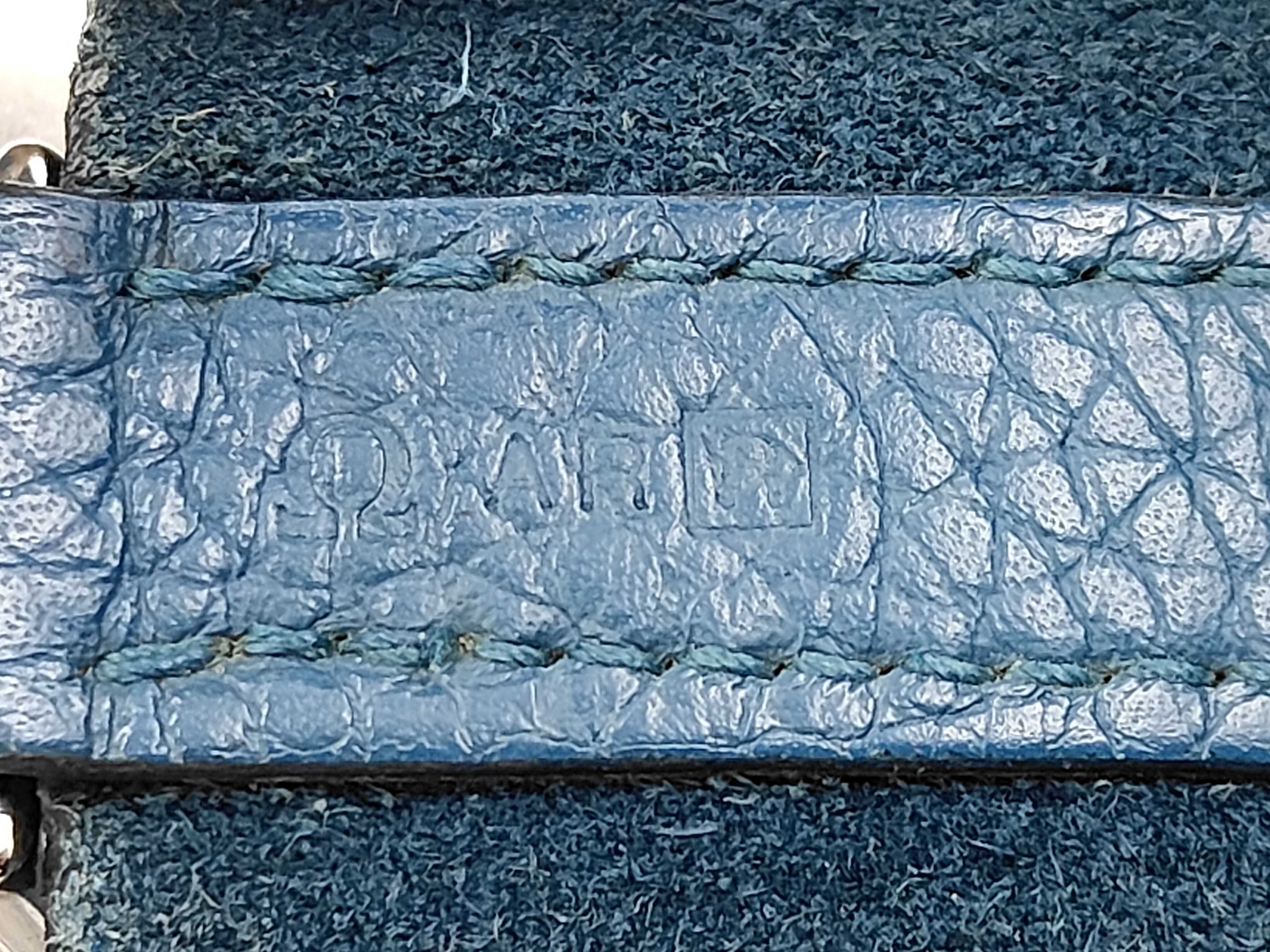 Picotin Lock MM 21.5cm Taurillon Clemence Blue R stamp 2014 Handbag — view 11