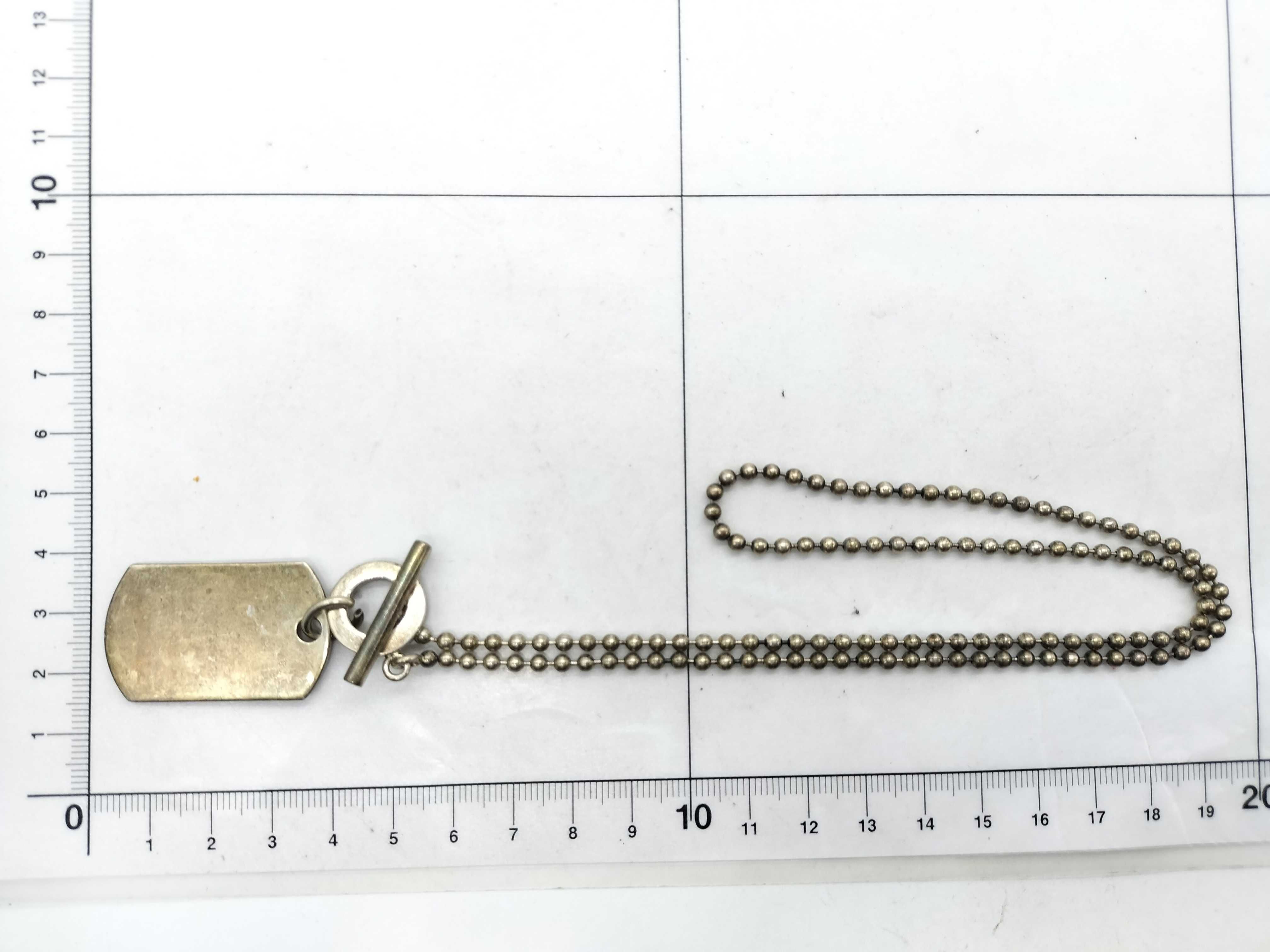 925 Dog Tag Ball Chain Necklace — view 6