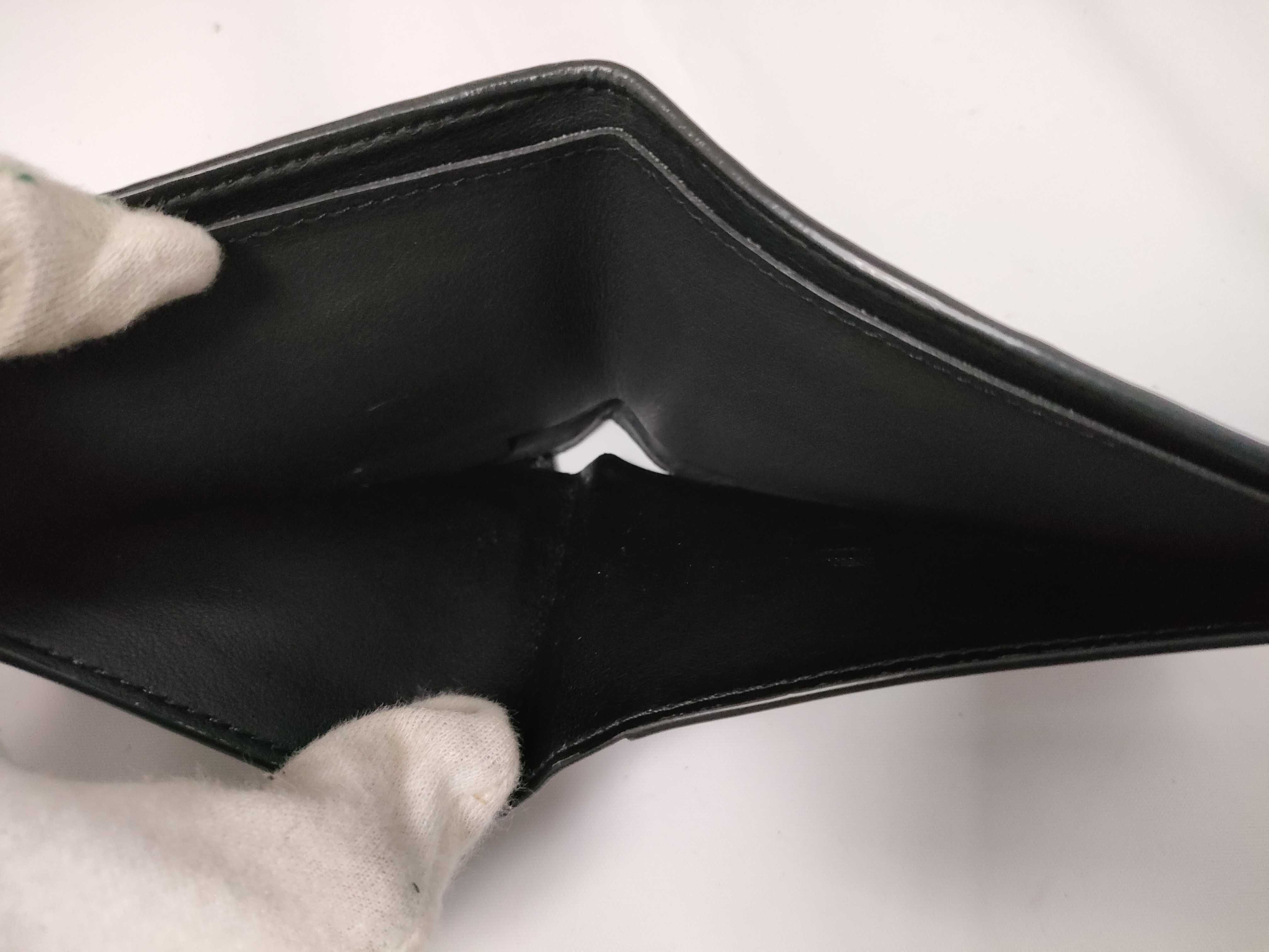 Monogram Empreinte Vuitton Taurillon Portefeuille Multiple Noir M82072? IC card detected. Wallet. — view 6