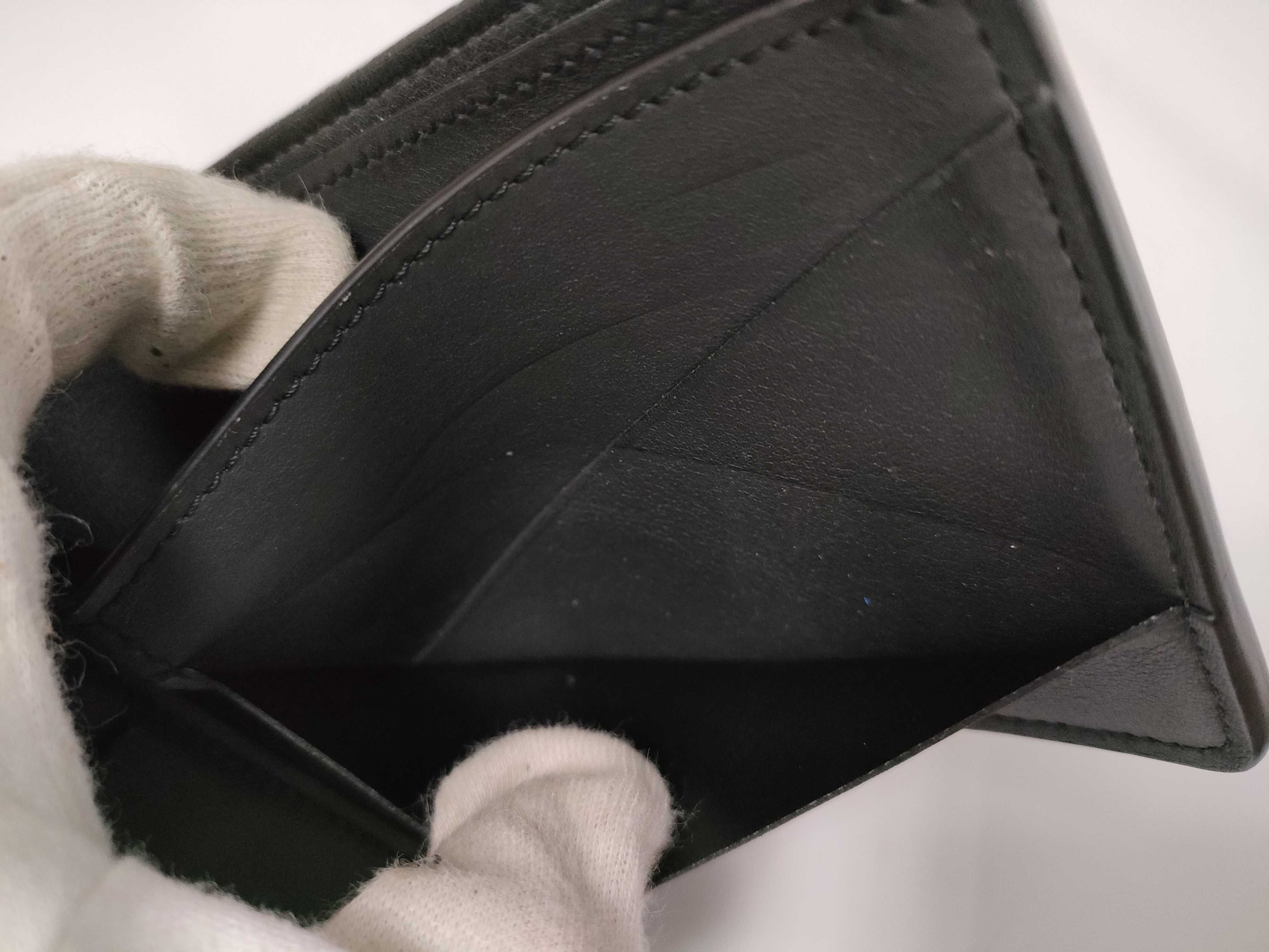 Monogram Empreinte Vuitton Taurillon Portefeuille Multiple Noir M82072? IC card detected. Wallet. — view 8