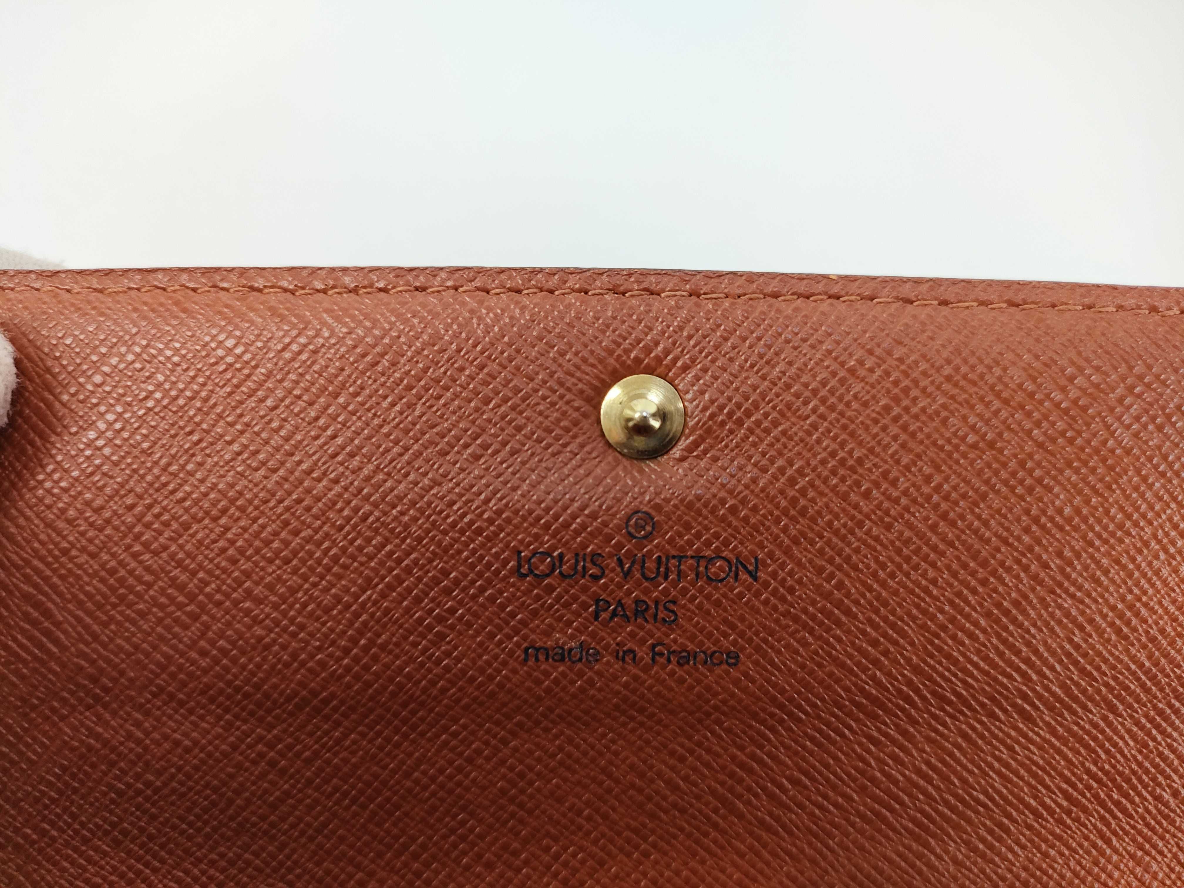 Monogram Vuitton Portefeuille Tresor Etui Papier Wallet — view 10