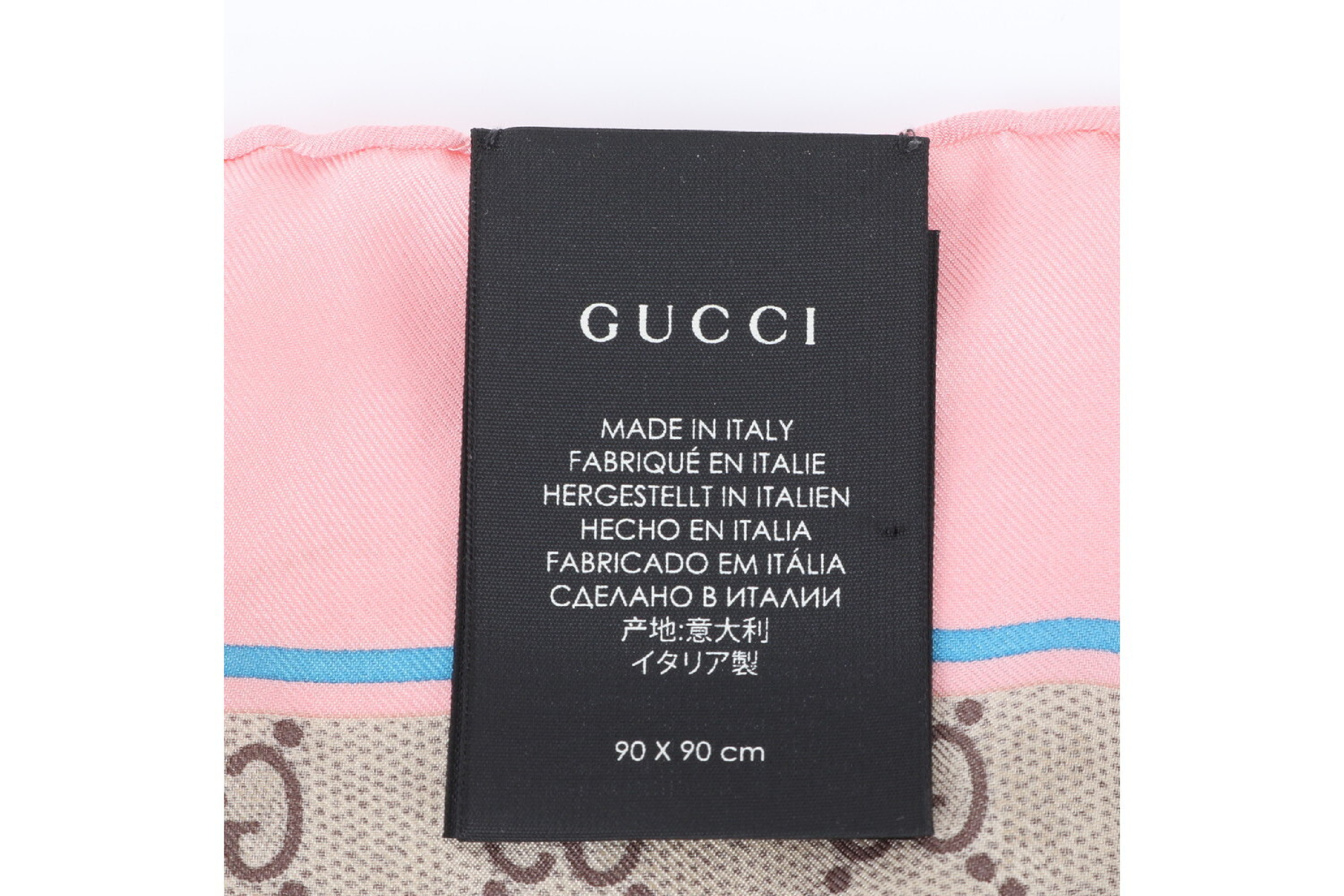 tag attached GG Bee scarf and other accessories — view 8