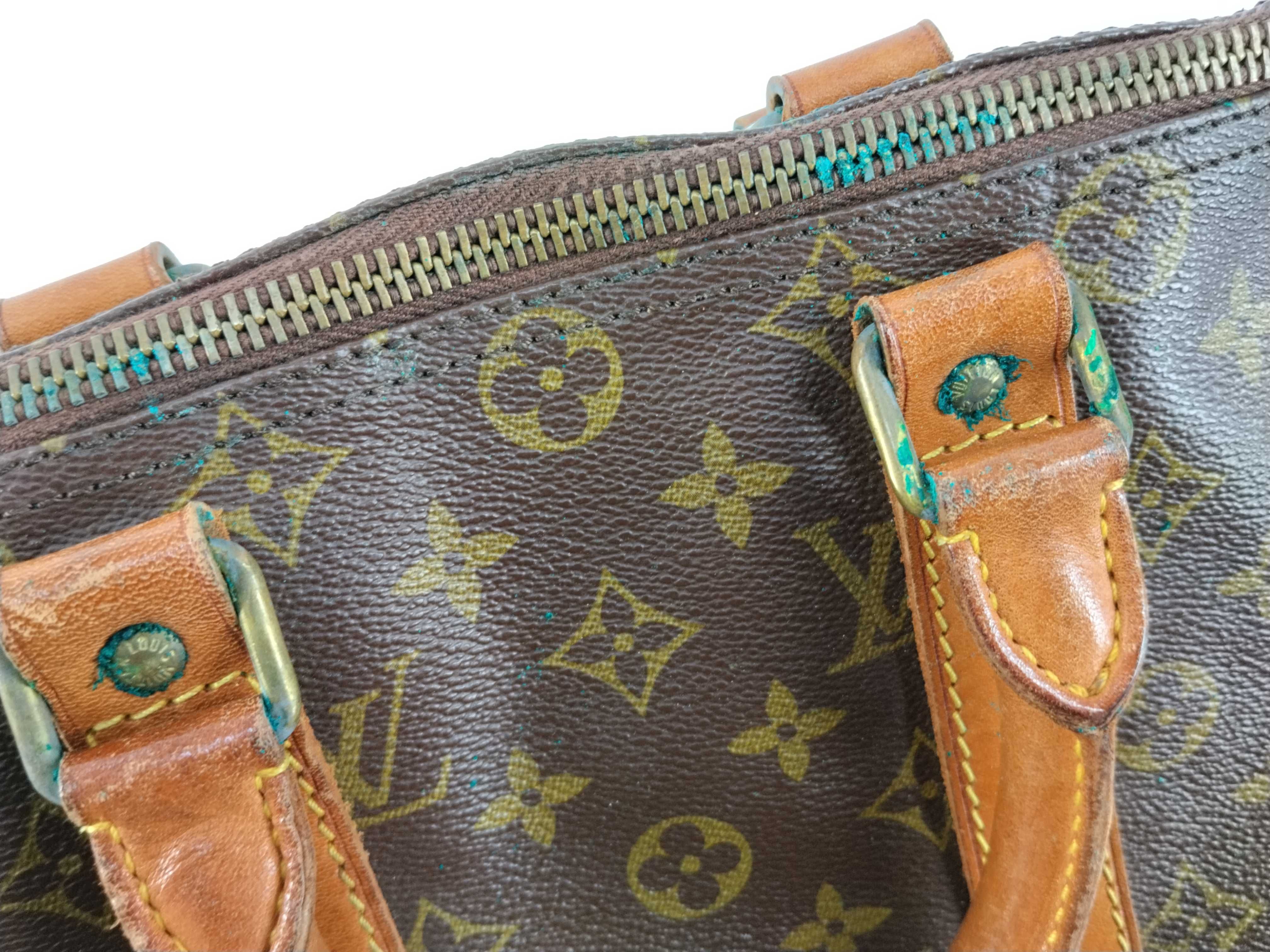 Monogram Vuitton Keepall Boston Bag — view 12