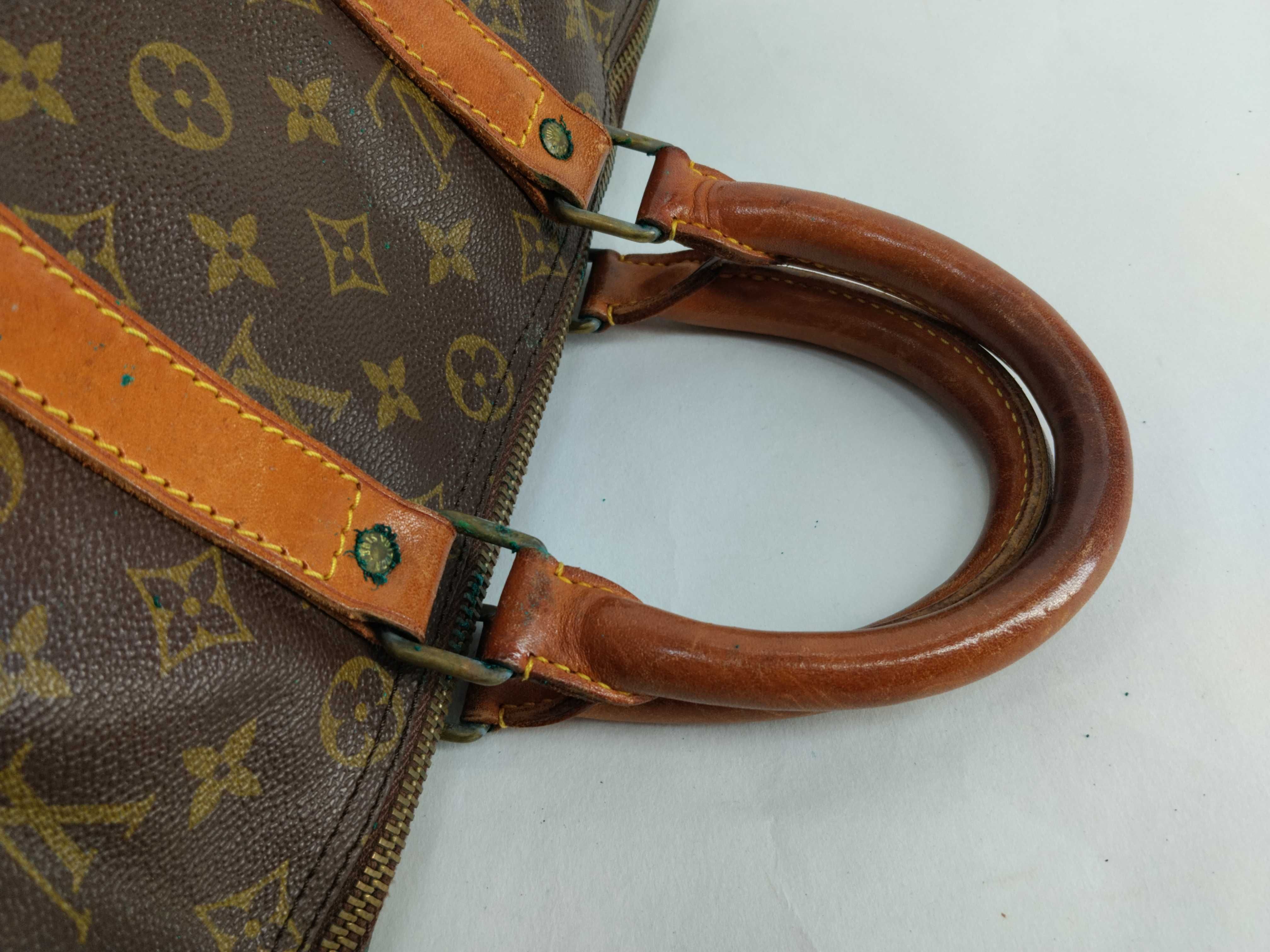 Monogram Vuitton Keepall Boston Bag — view 3
