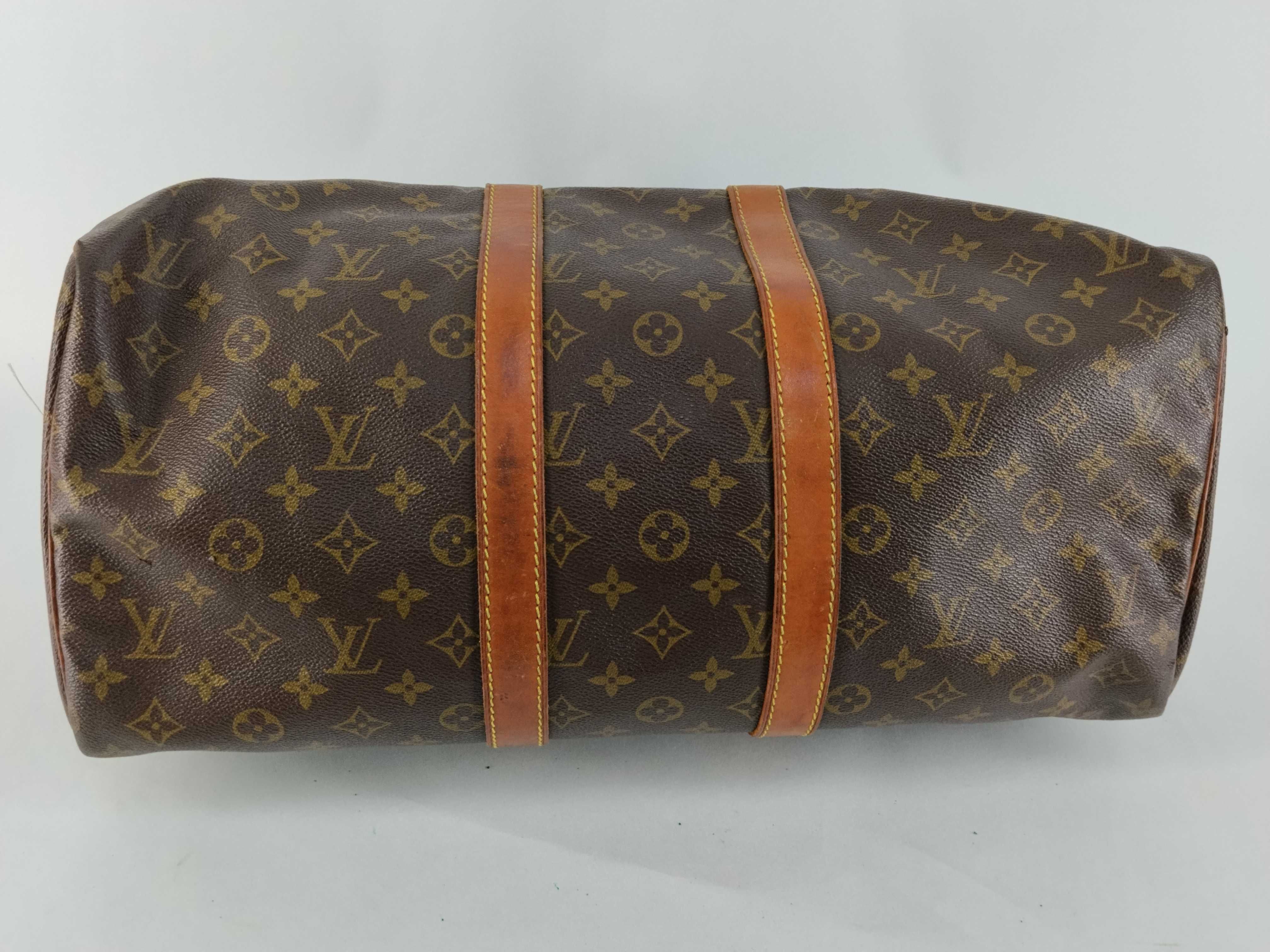 Monogram Vuitton Keepall Boston Bag — view 7
