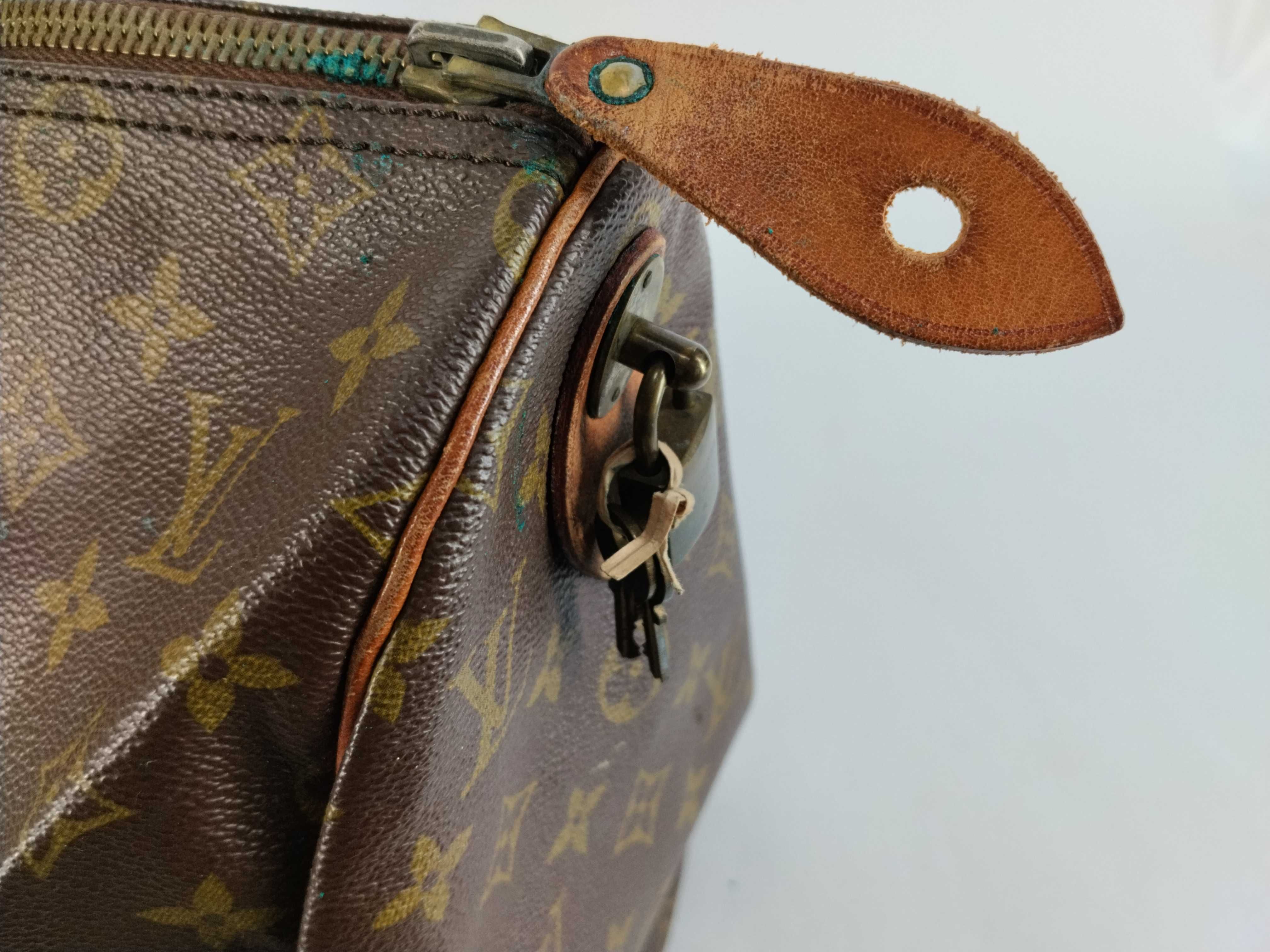Monogram Vuitton Keepall Boston Bag — view 9