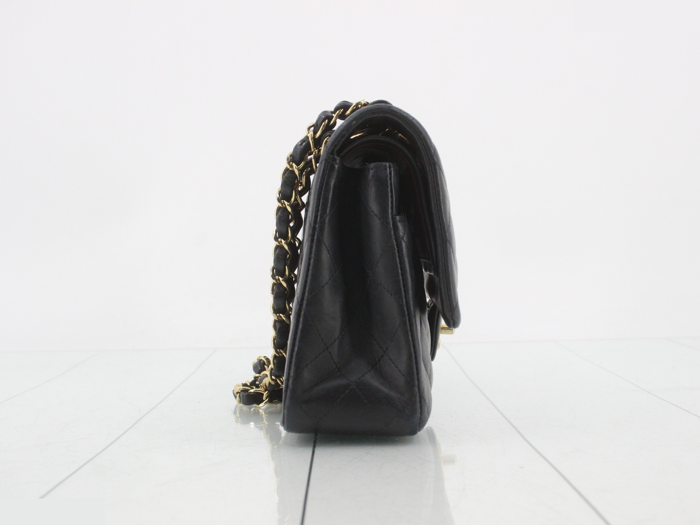 Matelassé Chain Shoulder Bag — view 3