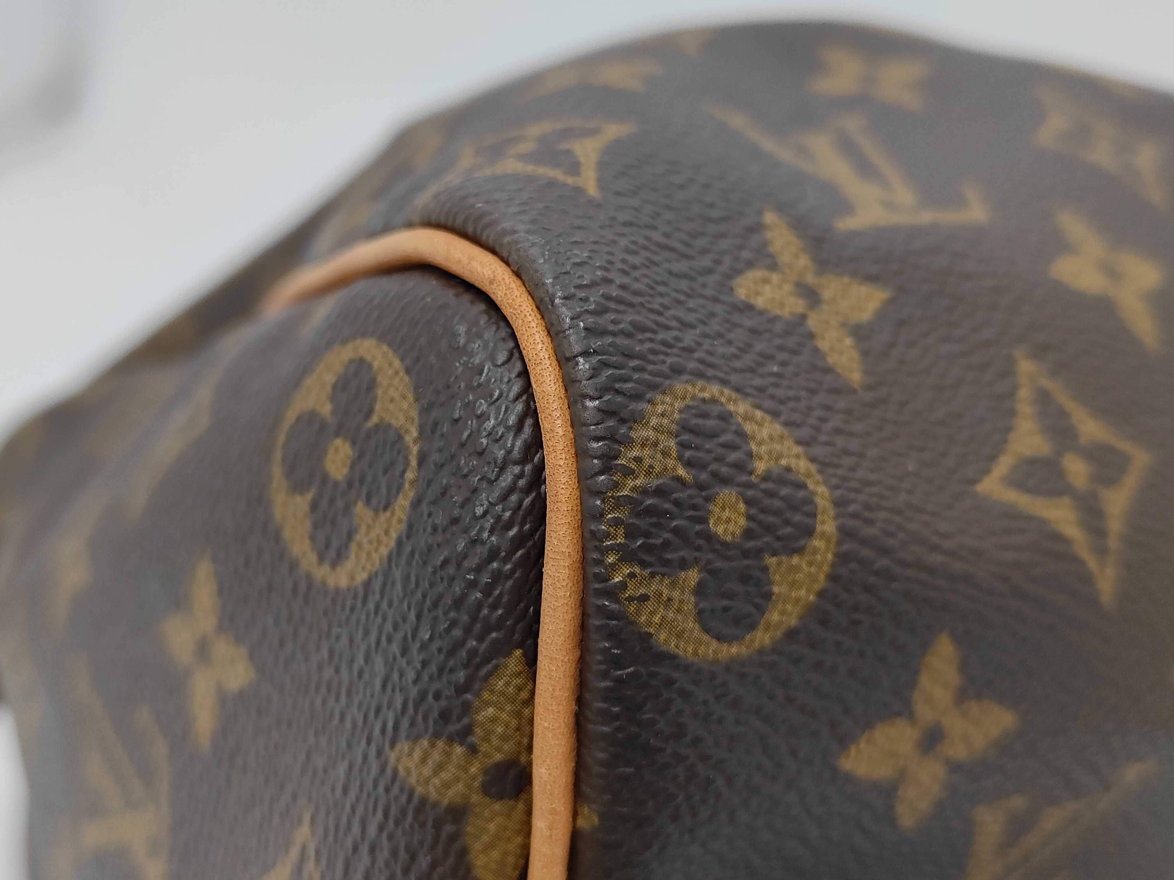 Monogram M41106 Speedy 40 Handbag (with name and other markings) — view 7