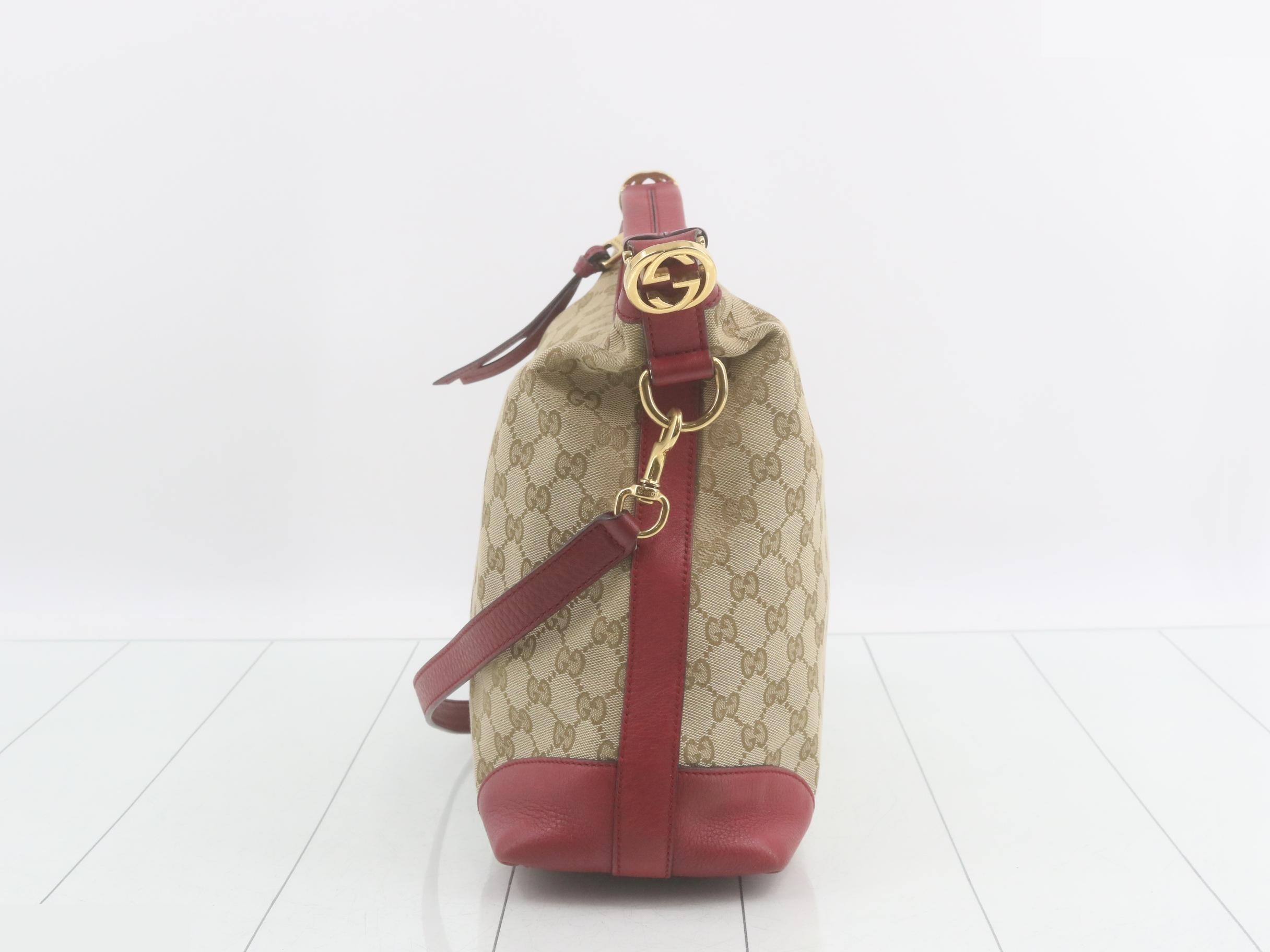 GG Canvas Leather 2-Way Shoulder Bag — view 3