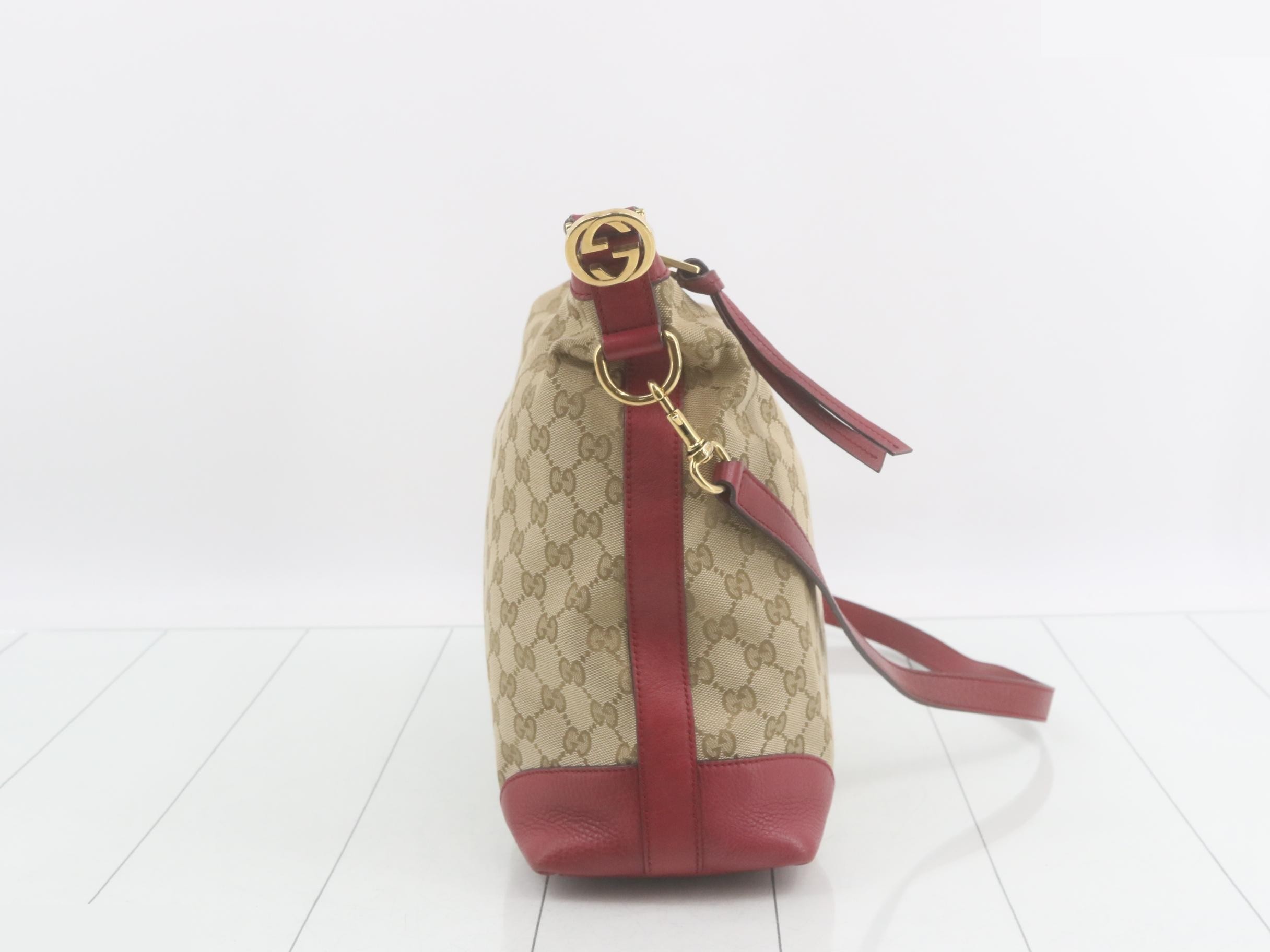 GG Canvas Leather 2-Way Shoulder Bag — view 4