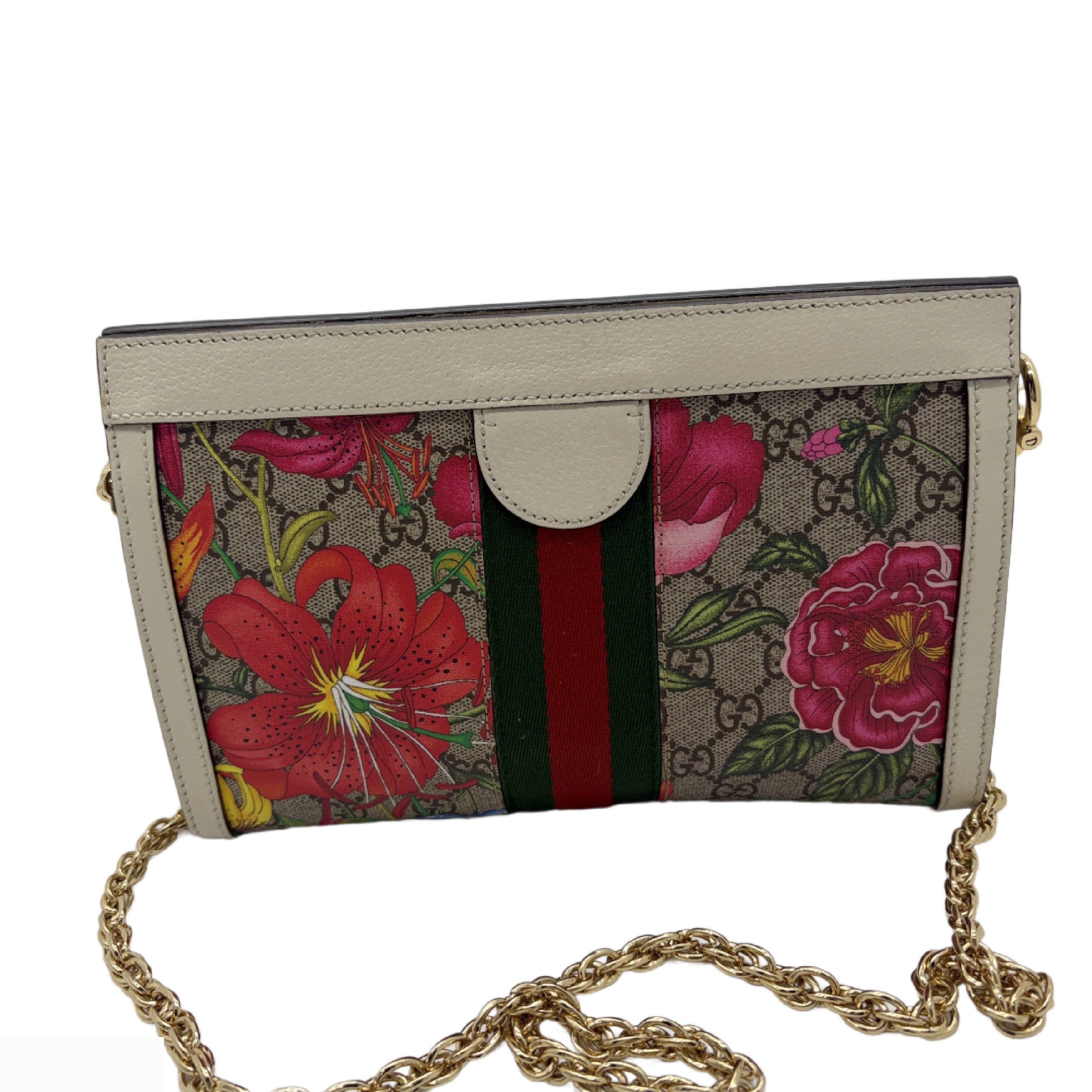 Ophidia Sherry Line Floral Shoulder Bag — view 2