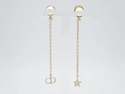 Tribal Earrings - CD Signature Star Charm Resin Pearl