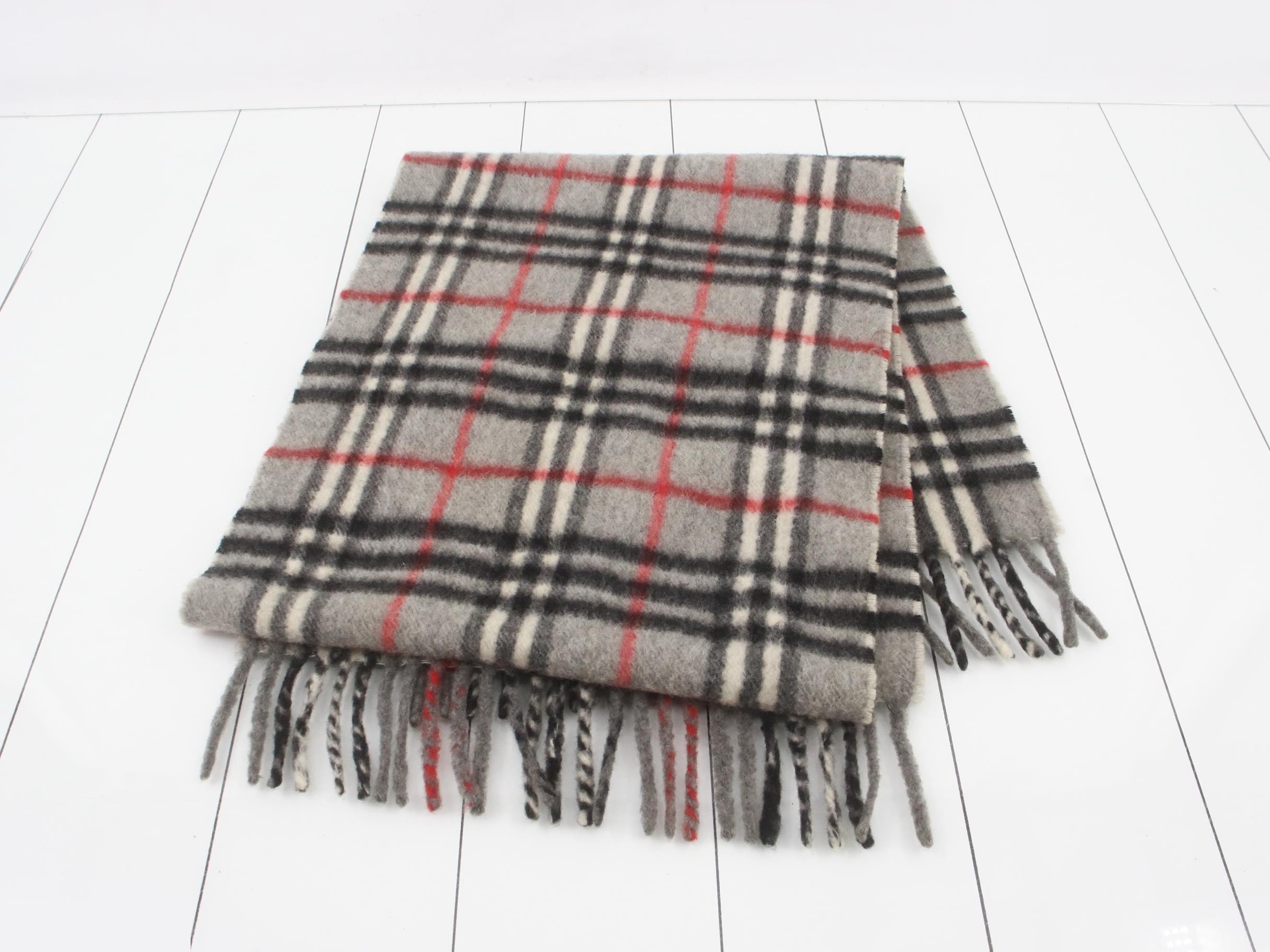 Nova Check 100% Cashmere Scarf — view 3