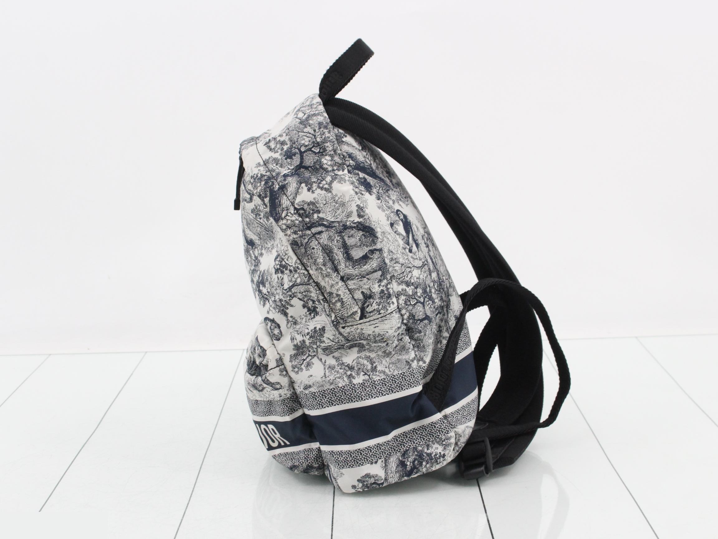Travel Toile de Jouy Backpack — view 3