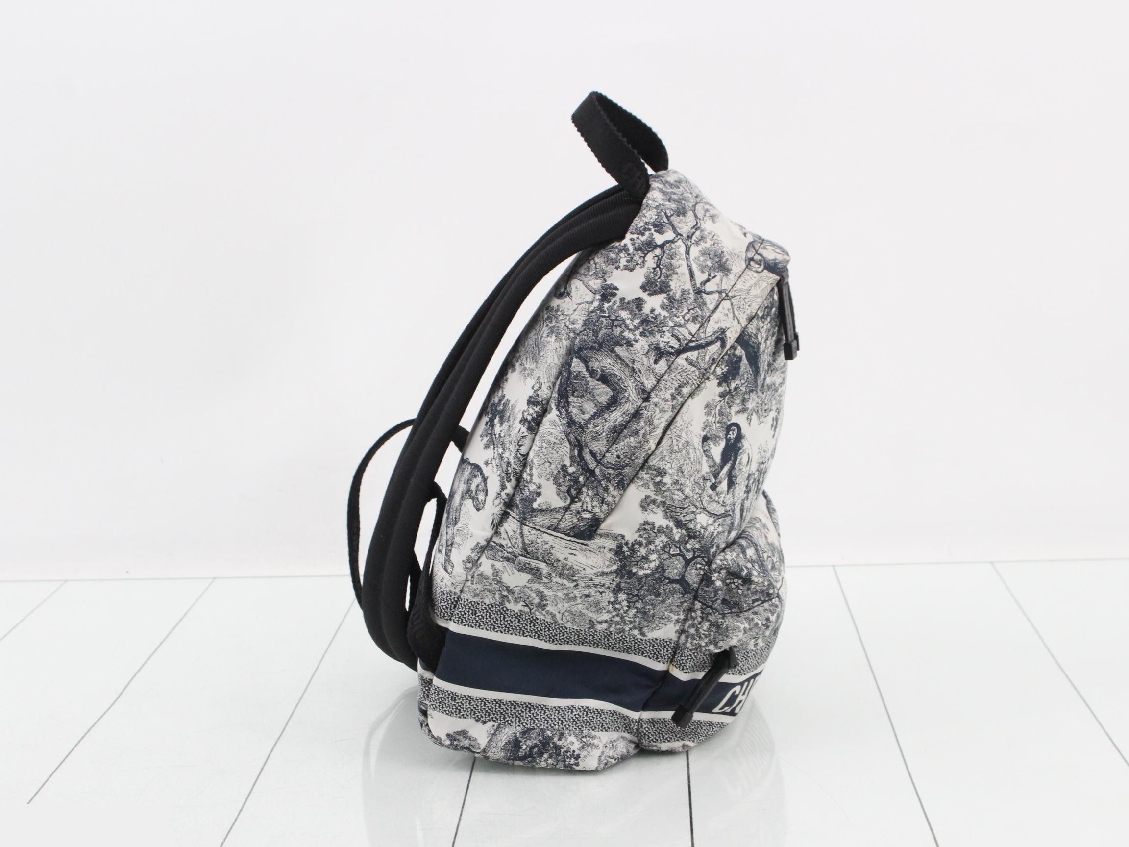 Travel Toile de Jouy Backpack — view 4