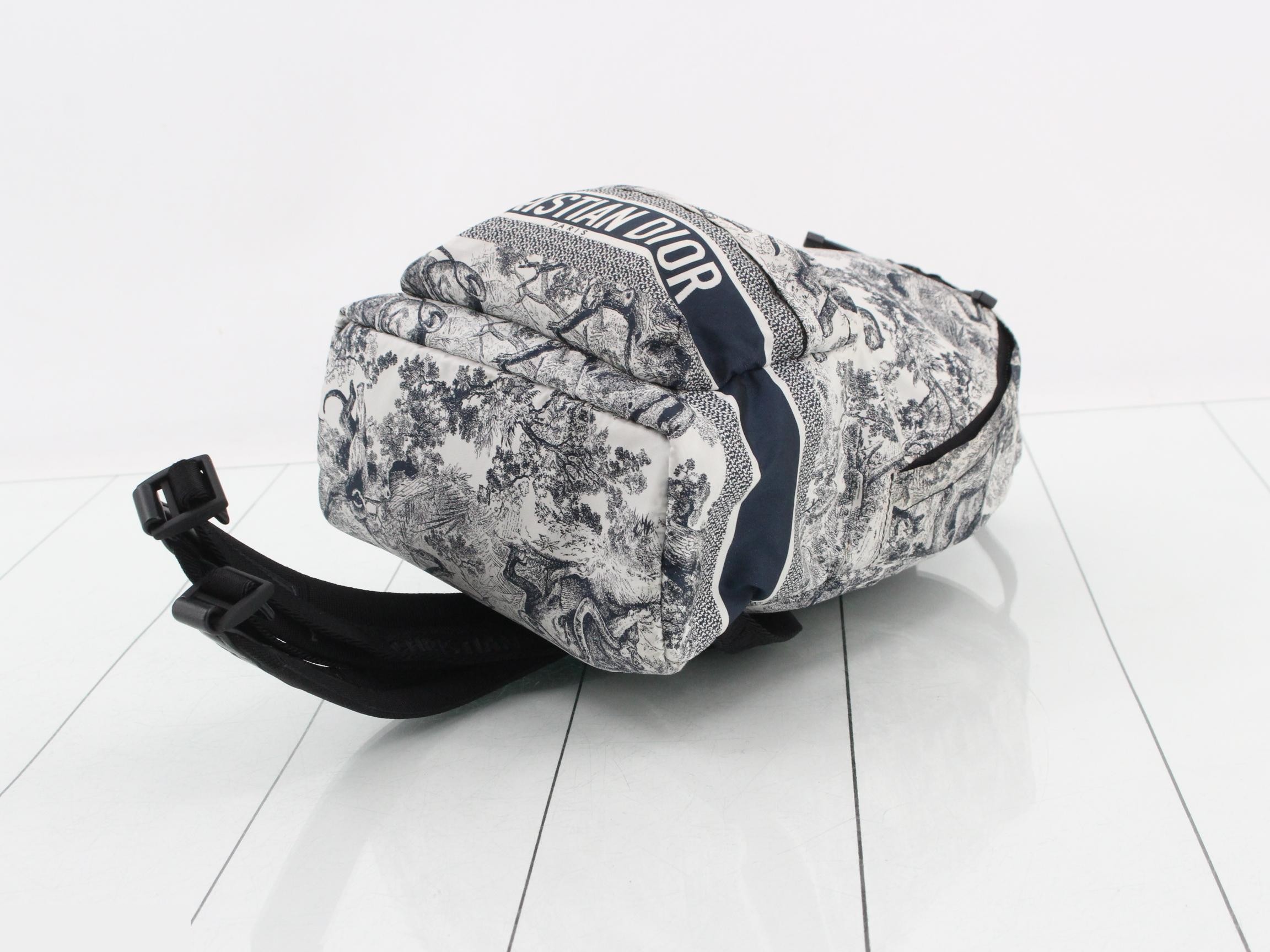 Travel Toile de Jouy Backpack — view 6