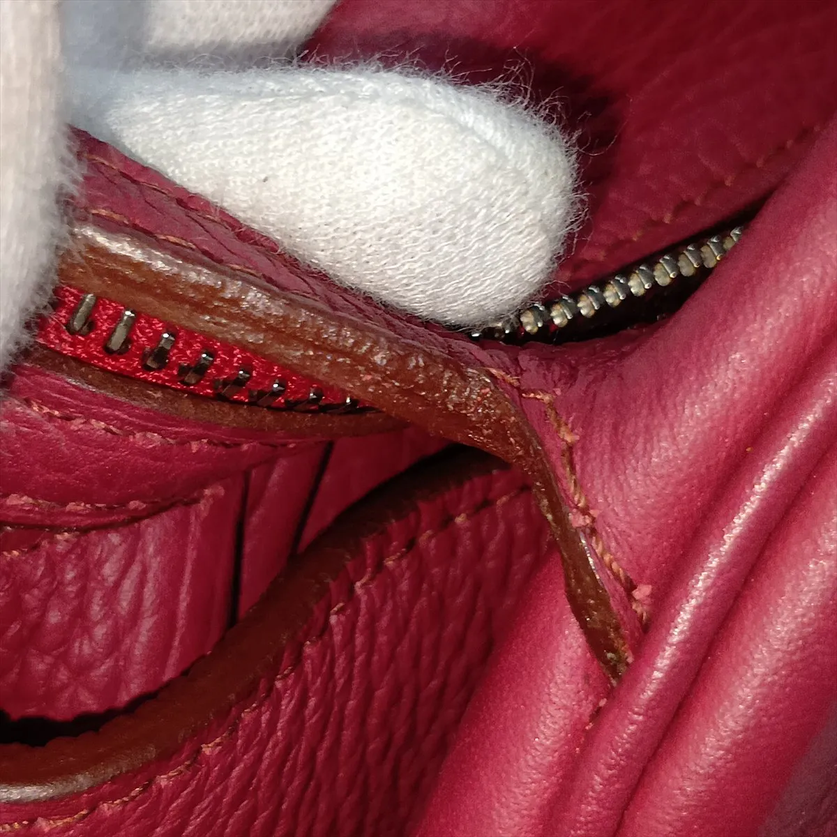 Atlas 35 Taurillon Clemence Rosewood Silver Hardware N:2010 — view 15