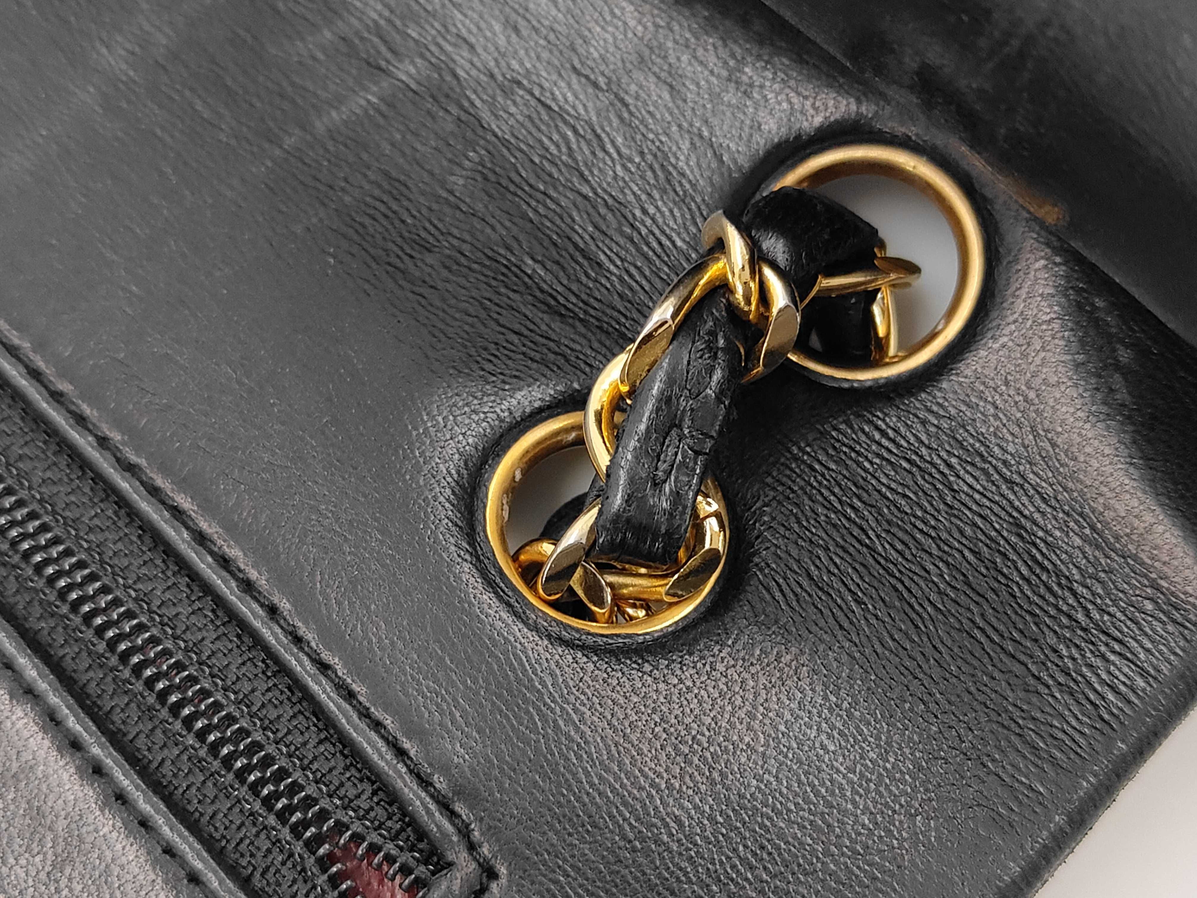Matelassé 25 Double Flap Double Chain Lambskin Shoulder Bag — view 7