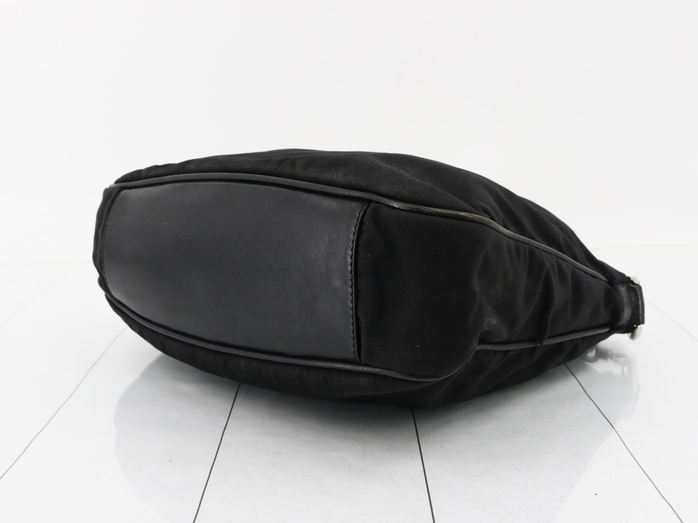 Bamboo handbag, black — view 6