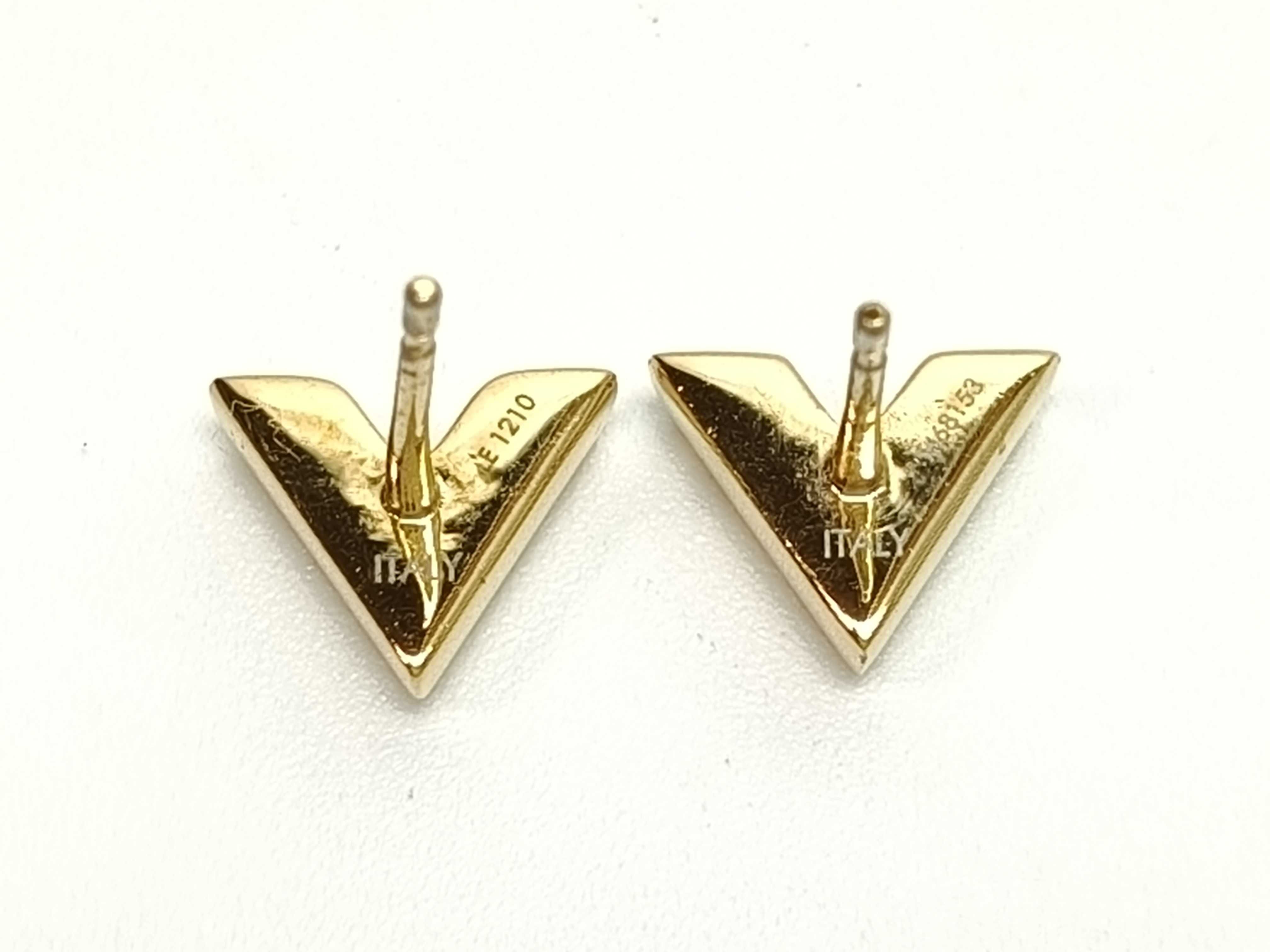 Essential V Gold Earrings — view 2