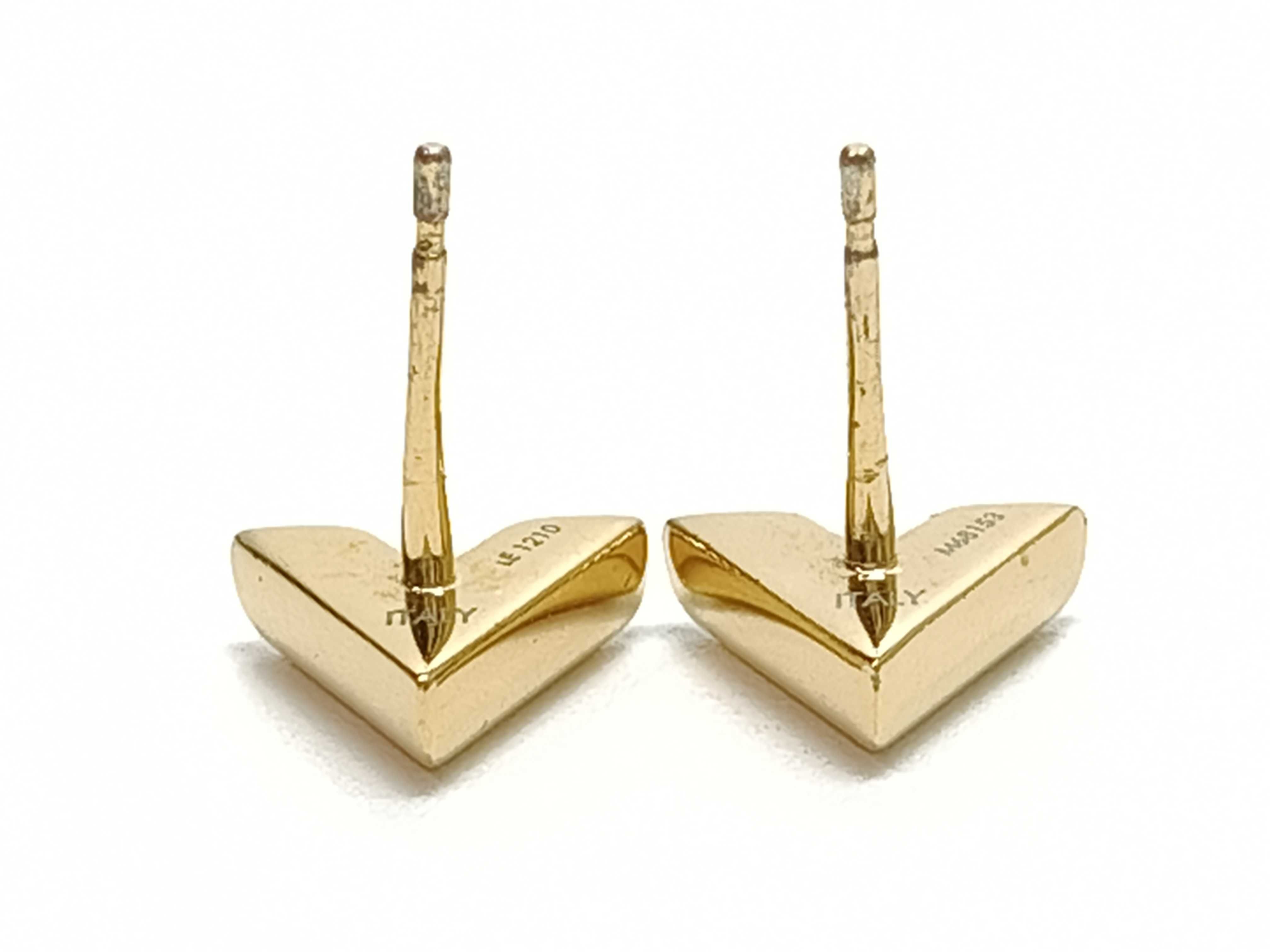Essential V Gold Earrings — view 4