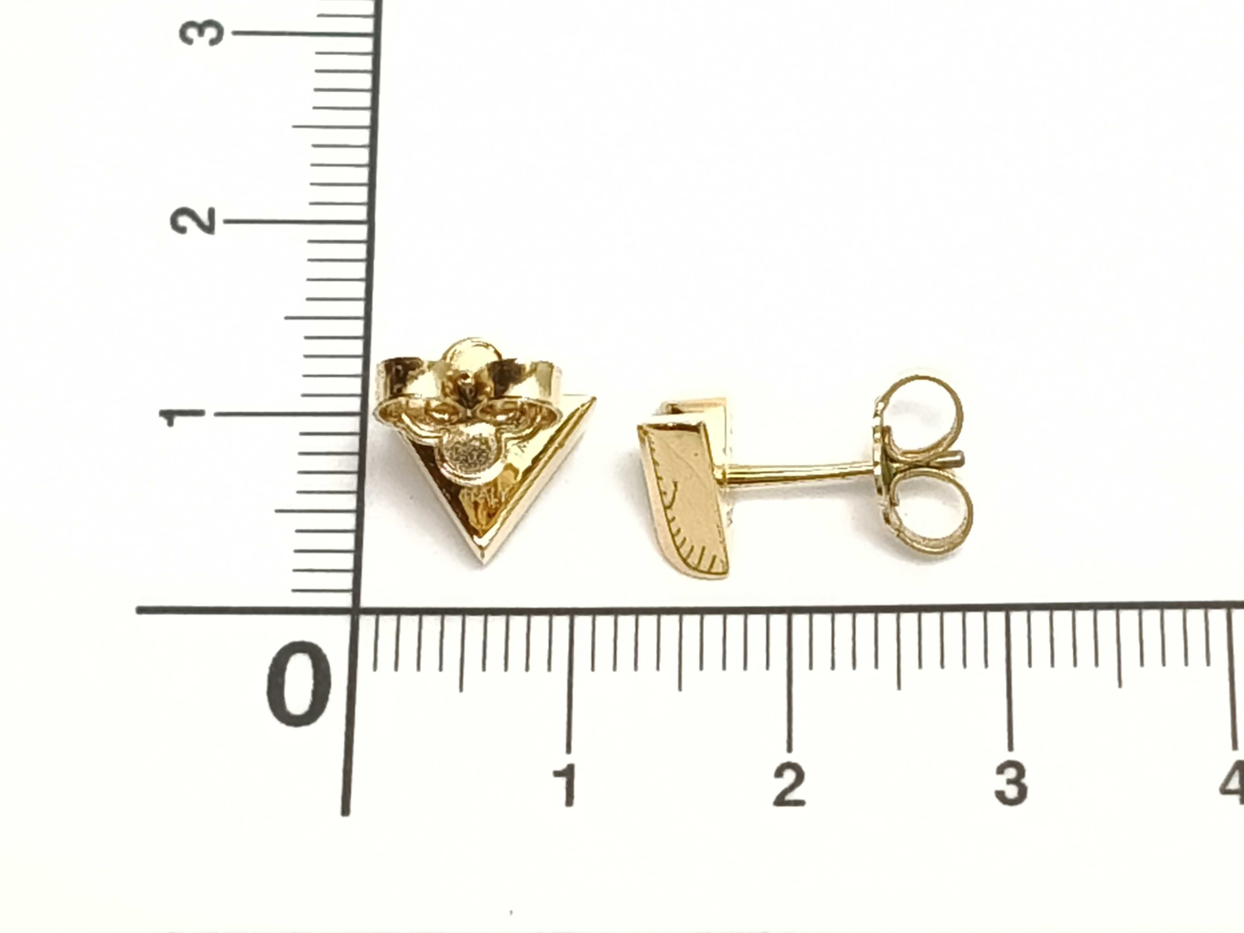Essential V Gold Earrings — view 5