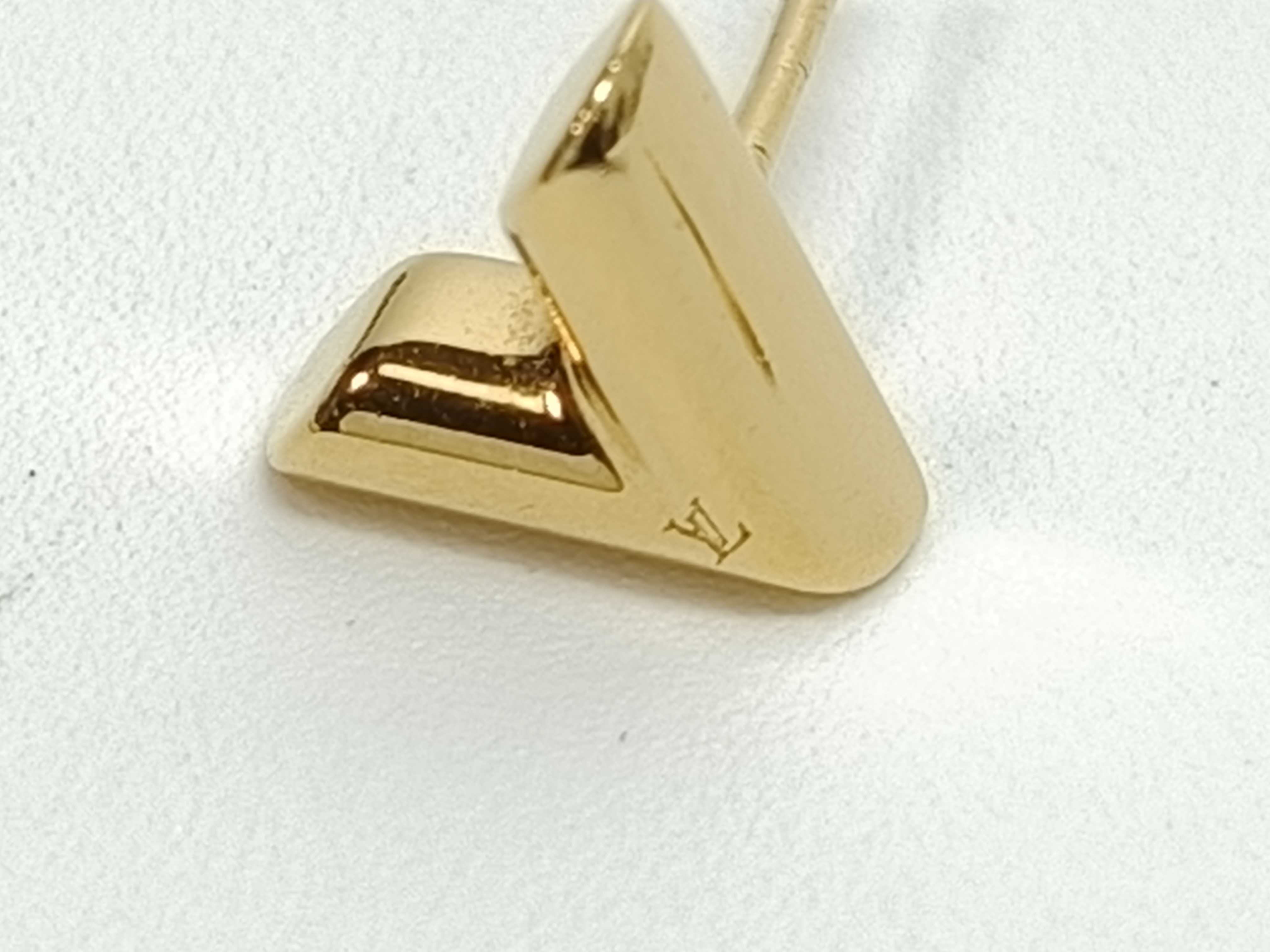 Essential V Gold Earrings — view 9