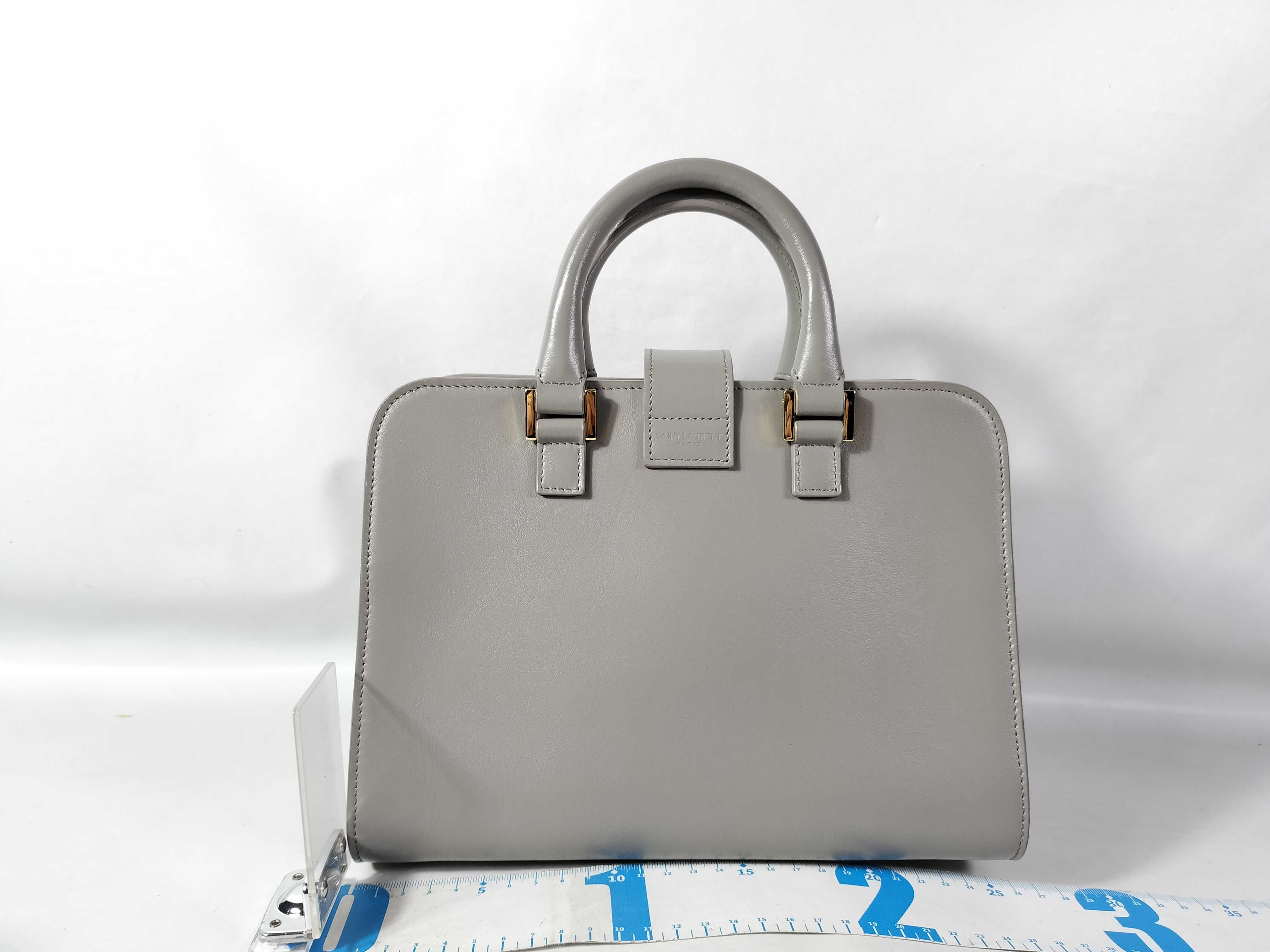 2-way Handbag/Shoulder Bag, Leather, Gold Hardware — view 2