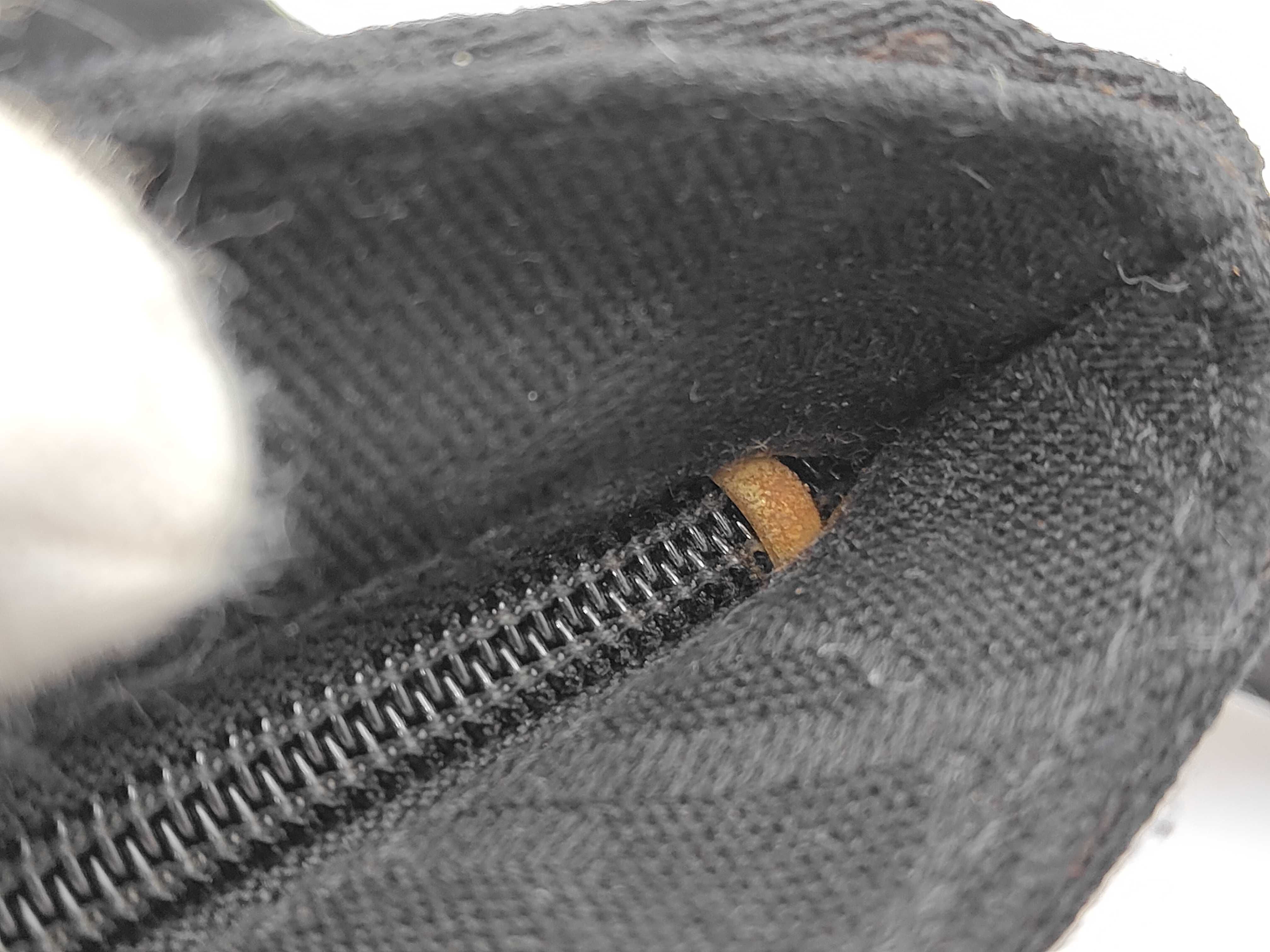 logo charm canvas black tote bag — view 12