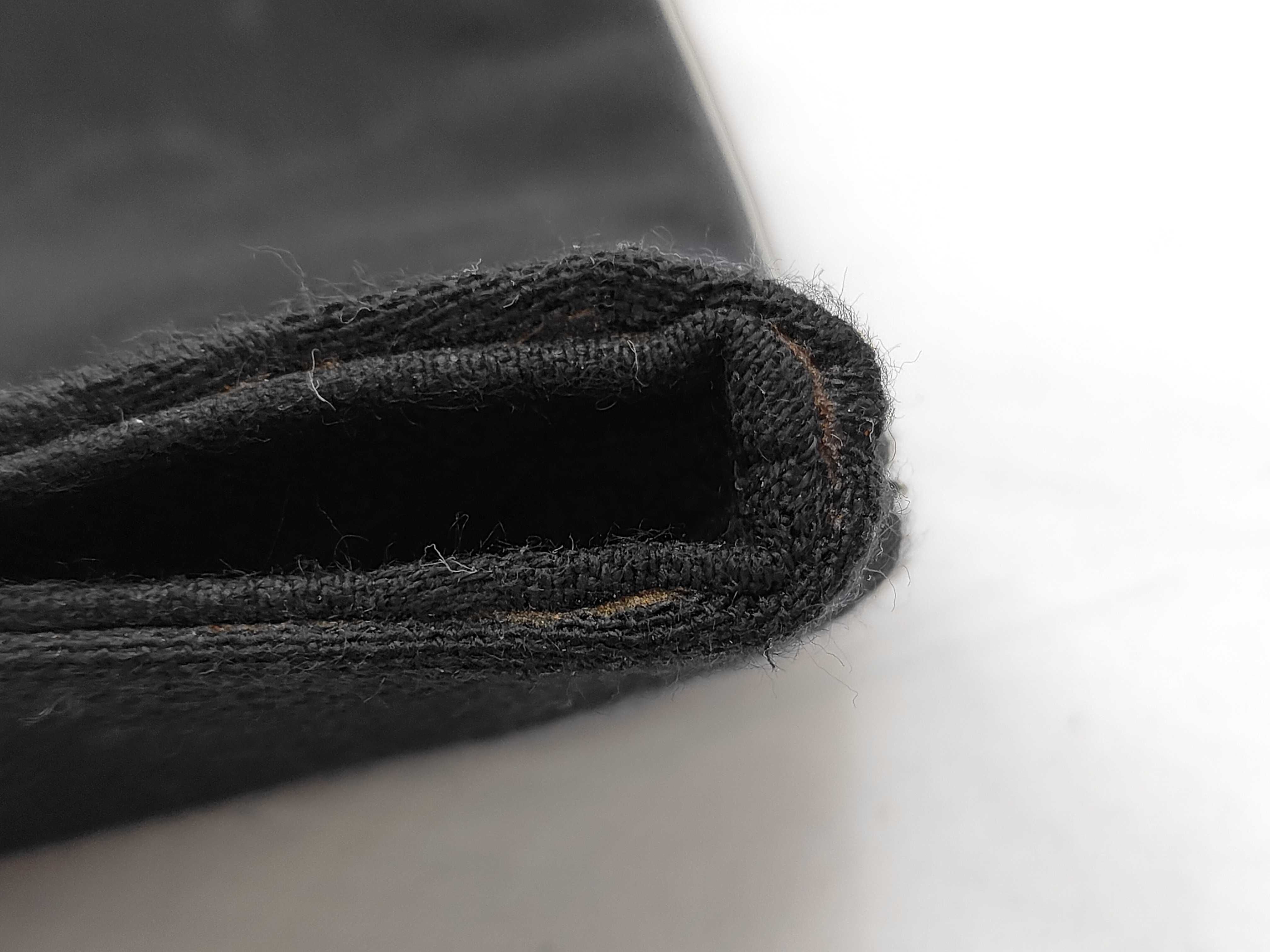 logo charm canvas black tote bag — view 13